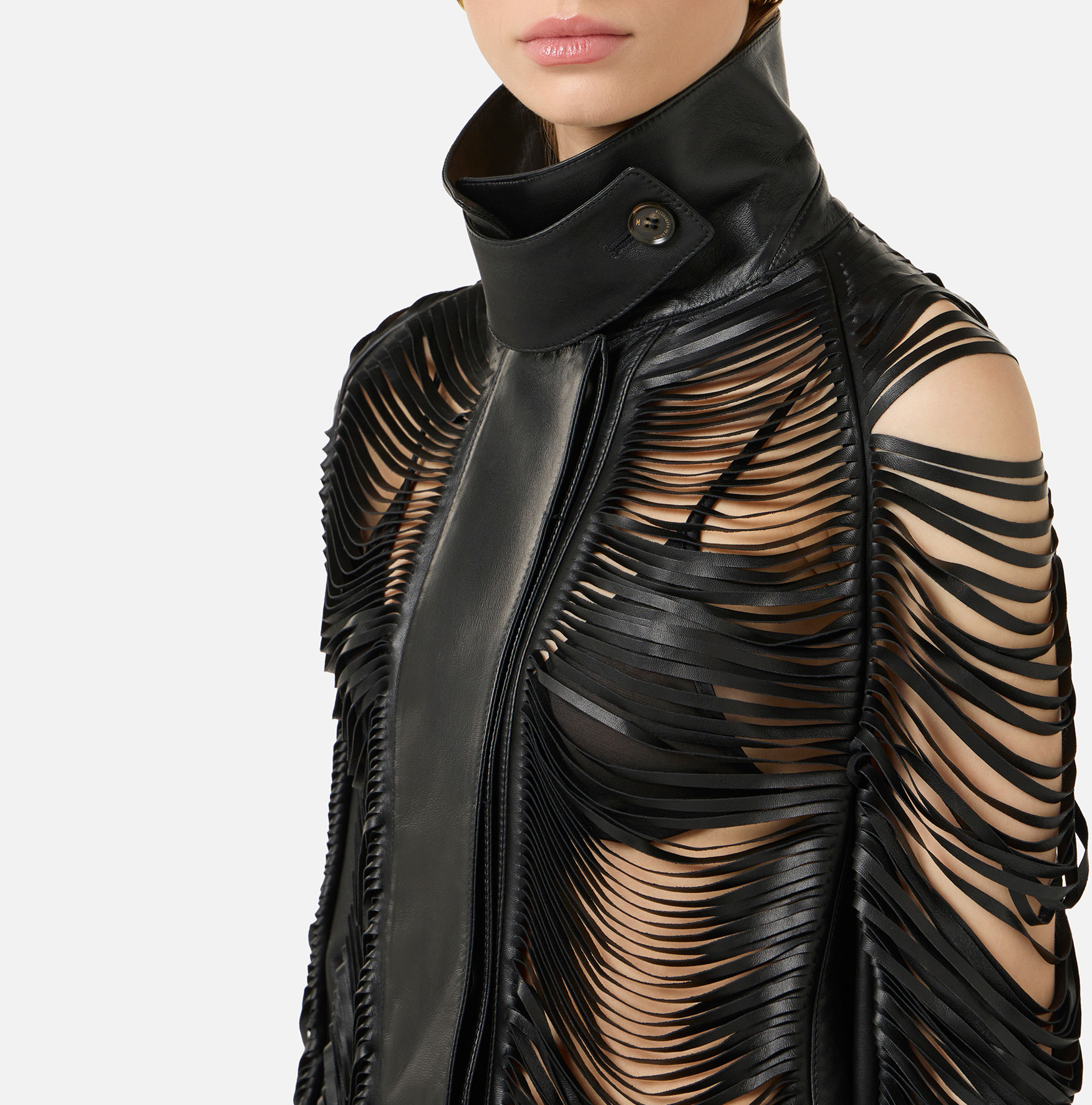 Women's Leather Jackets Elisabetta Franchi | Buy them