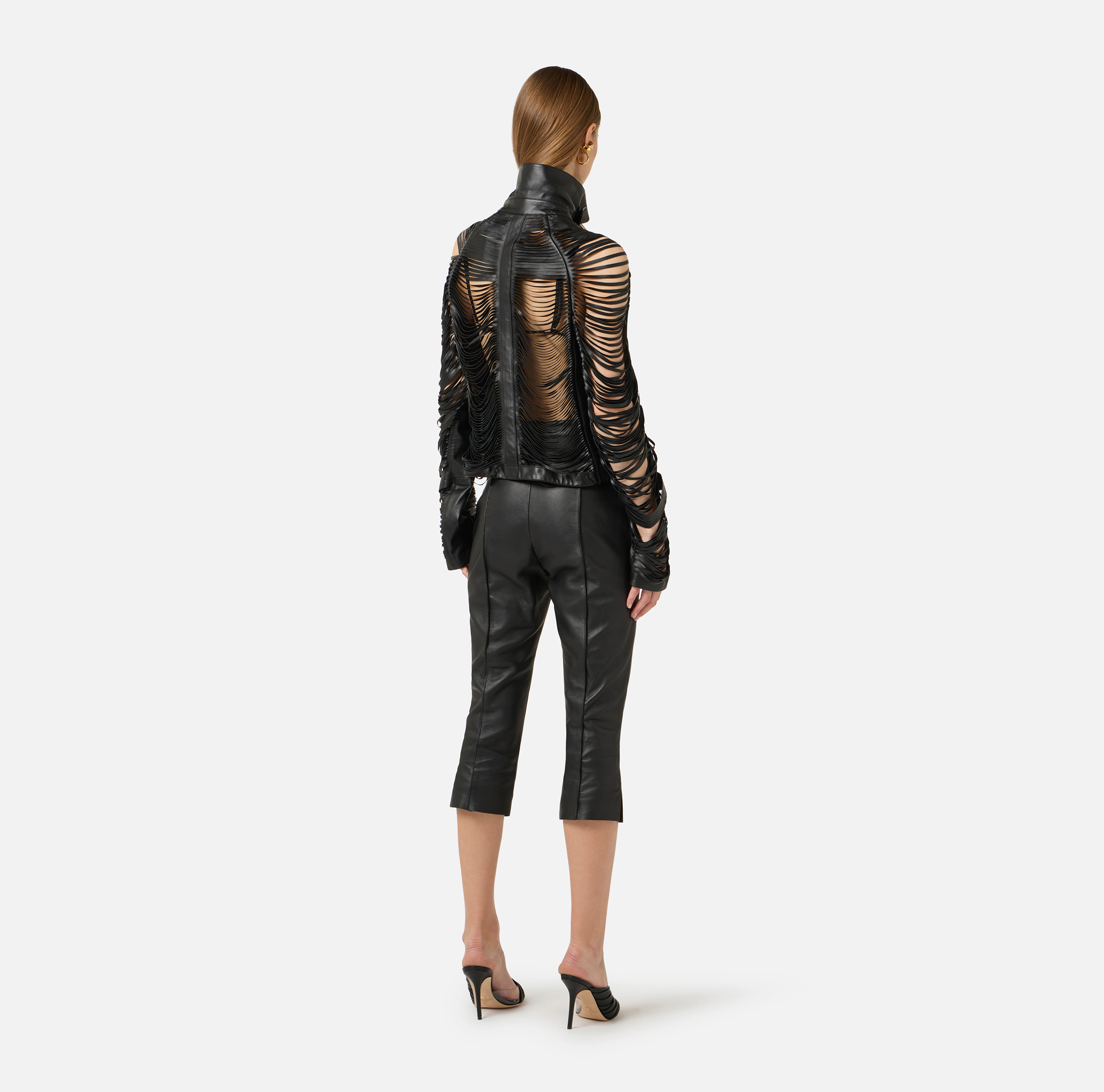 Women's Leather Jackets Elisabetta Franchi | Buy them