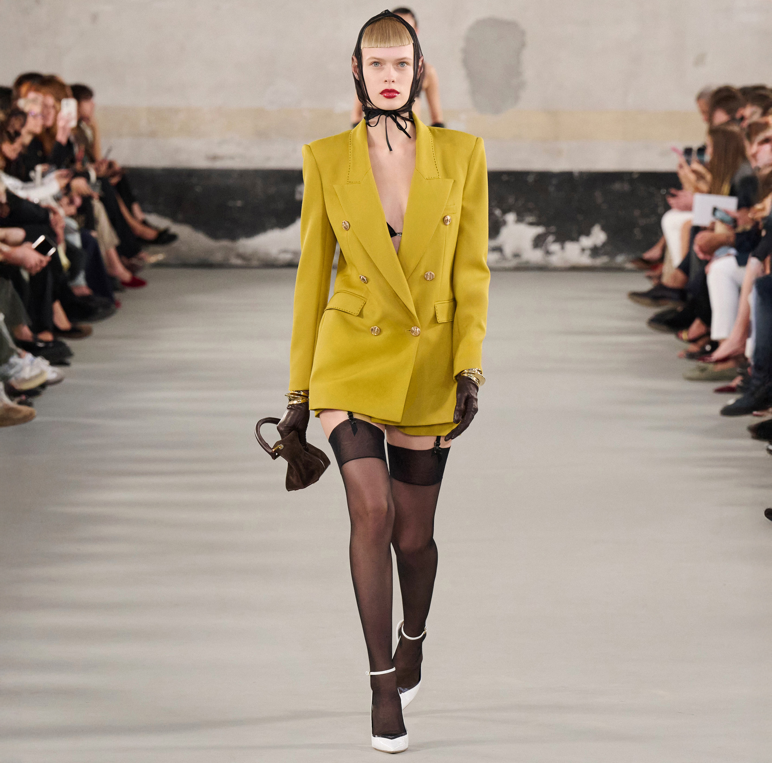 【25SS】 ELISABETTA FRANCHI クール ウール ジャケット 2色 Cool wool jacket with contrasting topstitching | Elisabetta