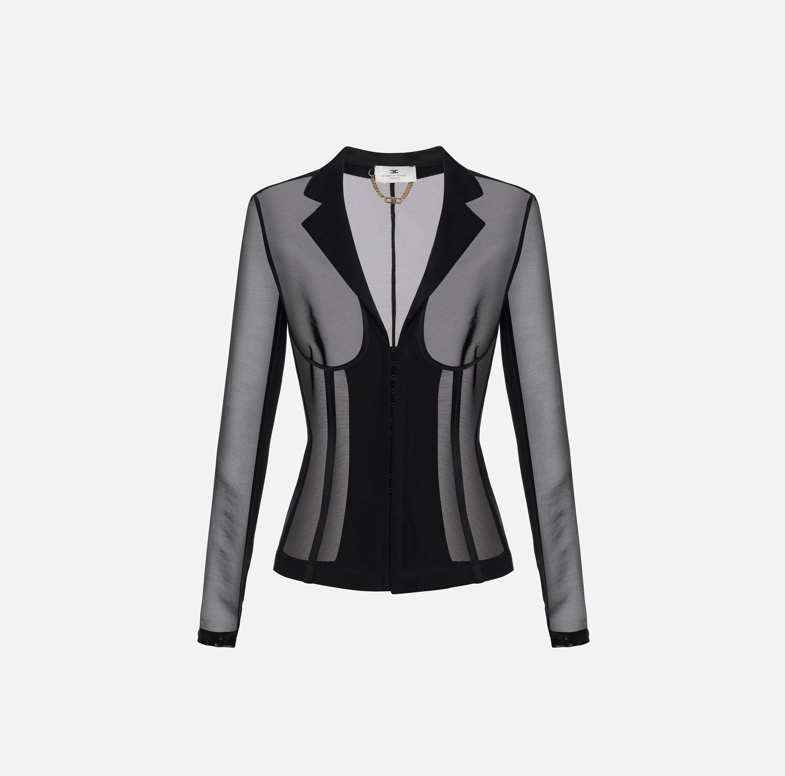 elisabetta franchi Veste bustier en tulle