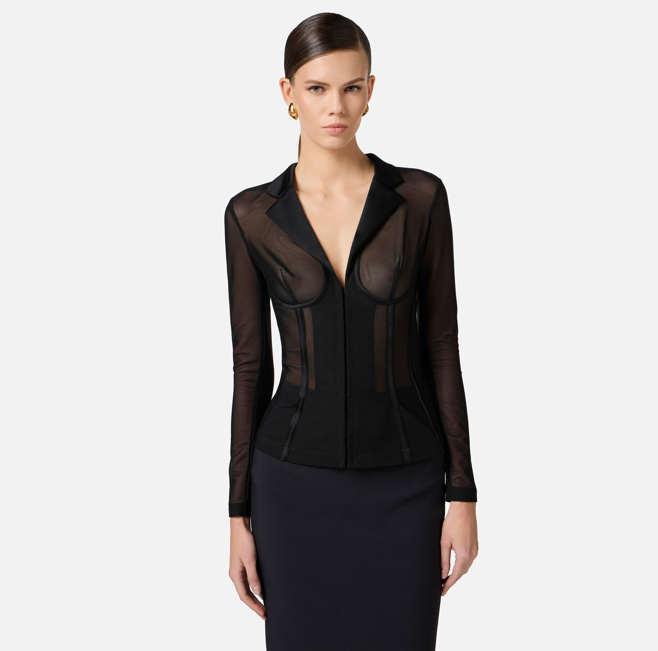Tulle bustier jacket | Elisabetta Franchi