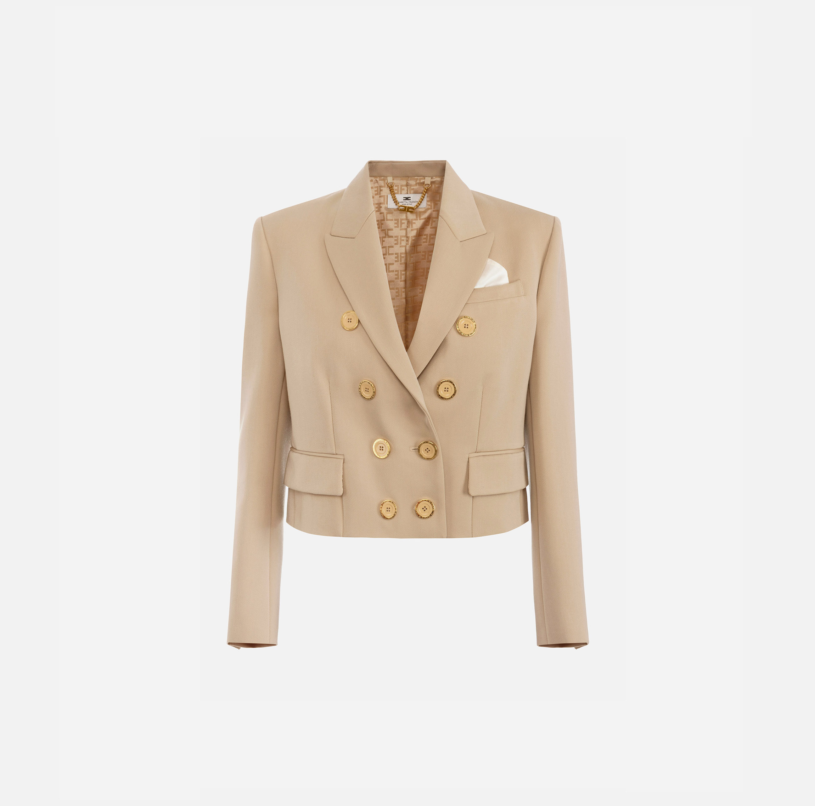 Wool-blend gabardine jacket | Elisabetta Franchi