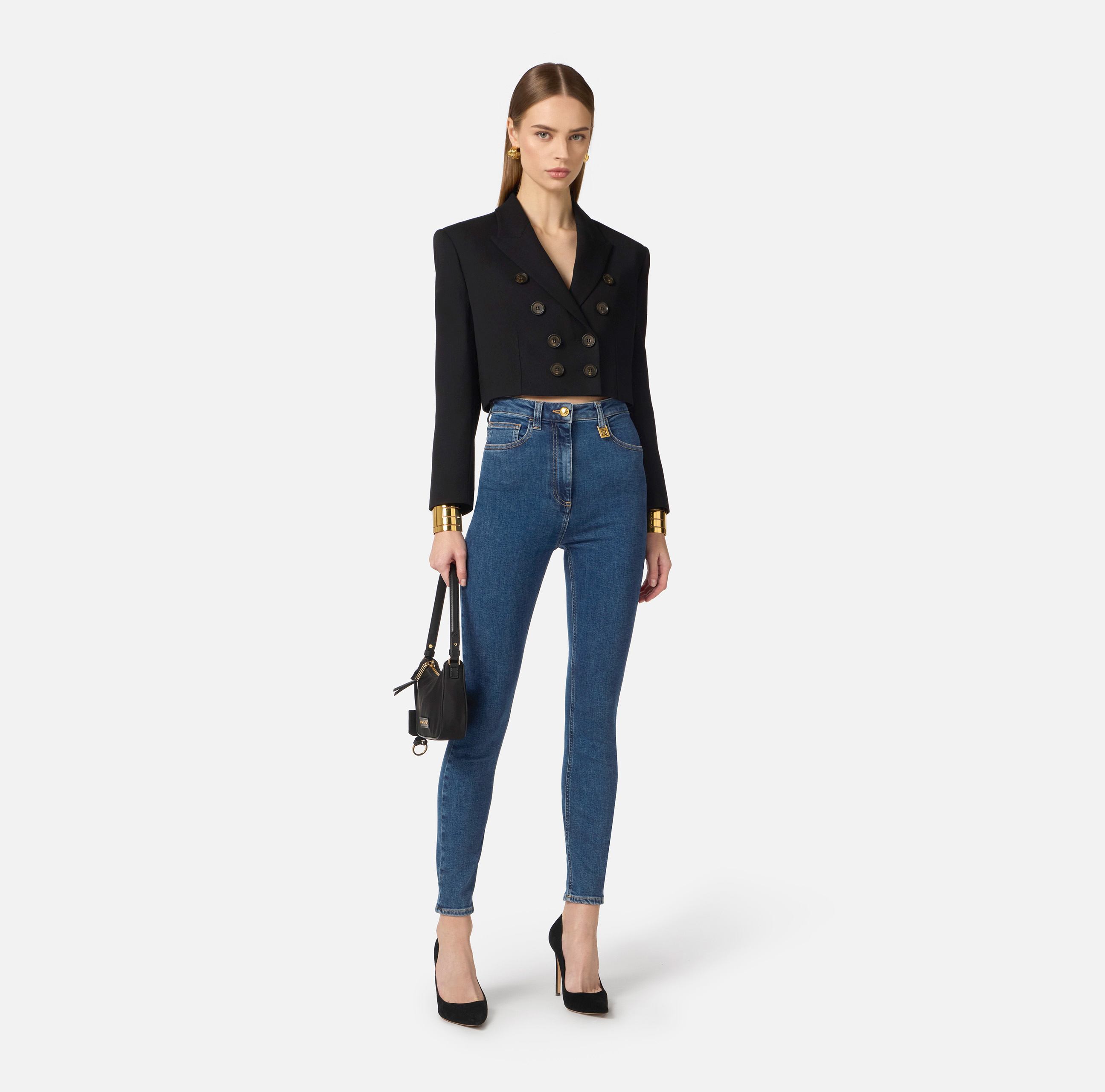 ELISABETTA FRANCHI ネイビー セットアップ スーツ Elisabetta Franchi Suit - Blue - Women|TP00146E2B75 | thebs.com