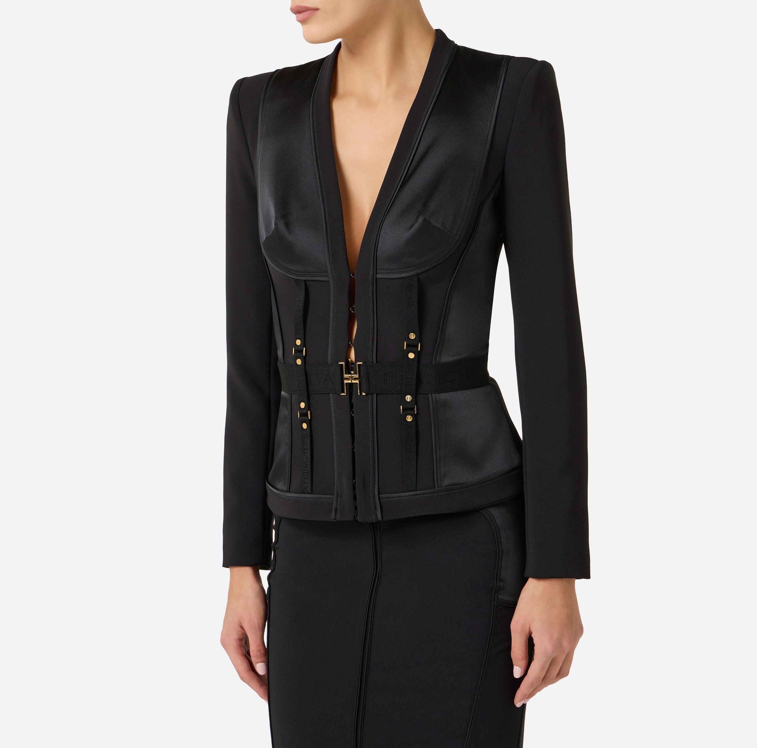 ELISABETTA FRANCHI ネイビー セットアップ スーツ Elisabetta Franchi Suit - Blue - Women|TP00146E2B75 | thebs.com