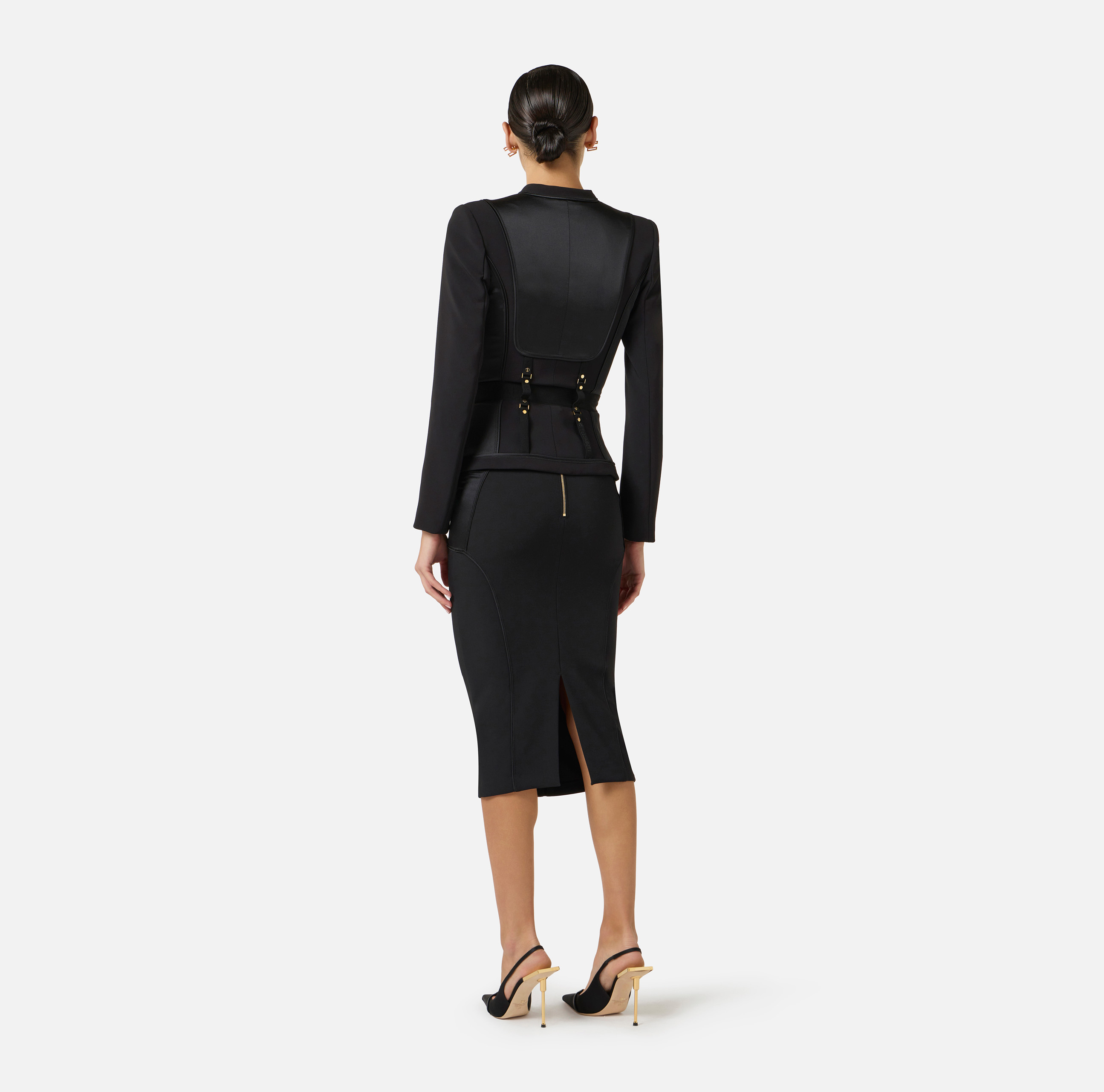 ELISABETTA FRANCHI ネイビー セットアップ スーツ Elisabetta Franchi Suit - Blue - Women|TP00146E2B75 | thebs.com