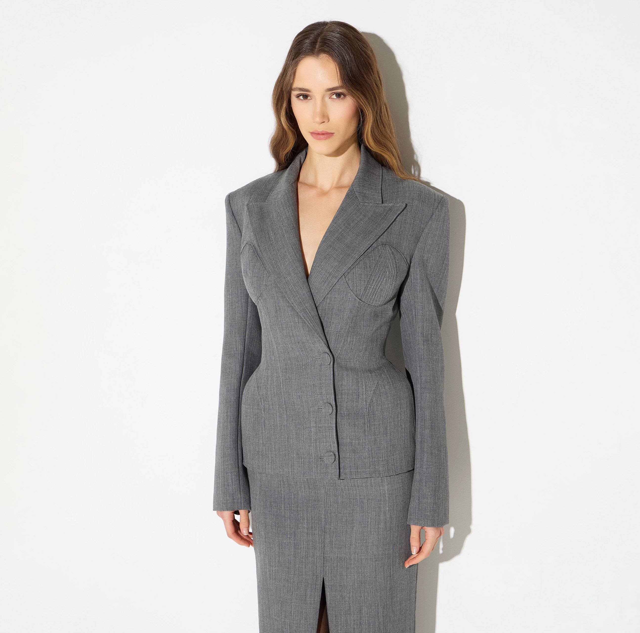 Wool bustier-style jacket | Elisabetta Franchi