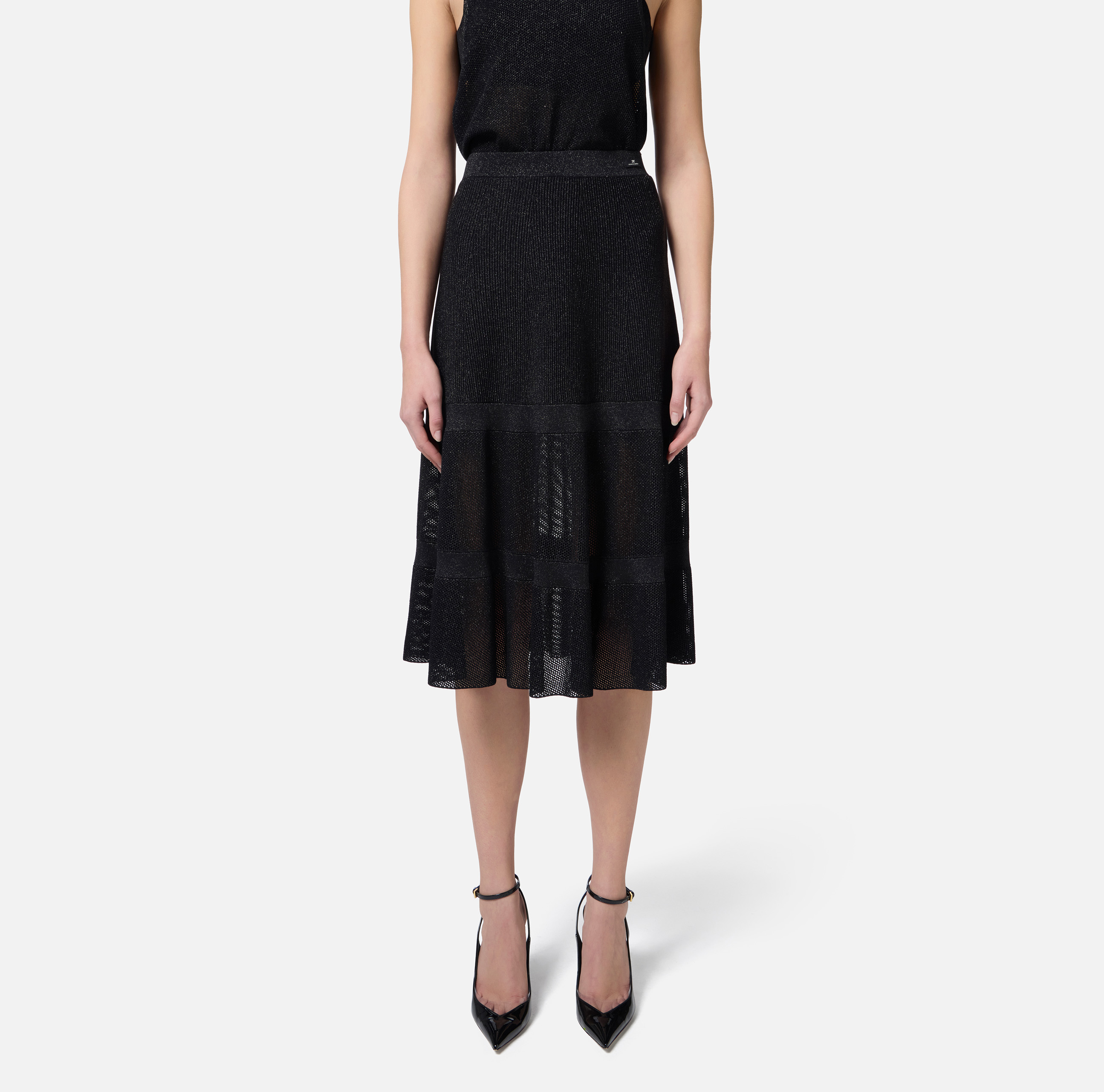 スカート Elisabetta Franchi LUREX KNIT SKIRT Lurex knit skirt | Elisabetta Franchi