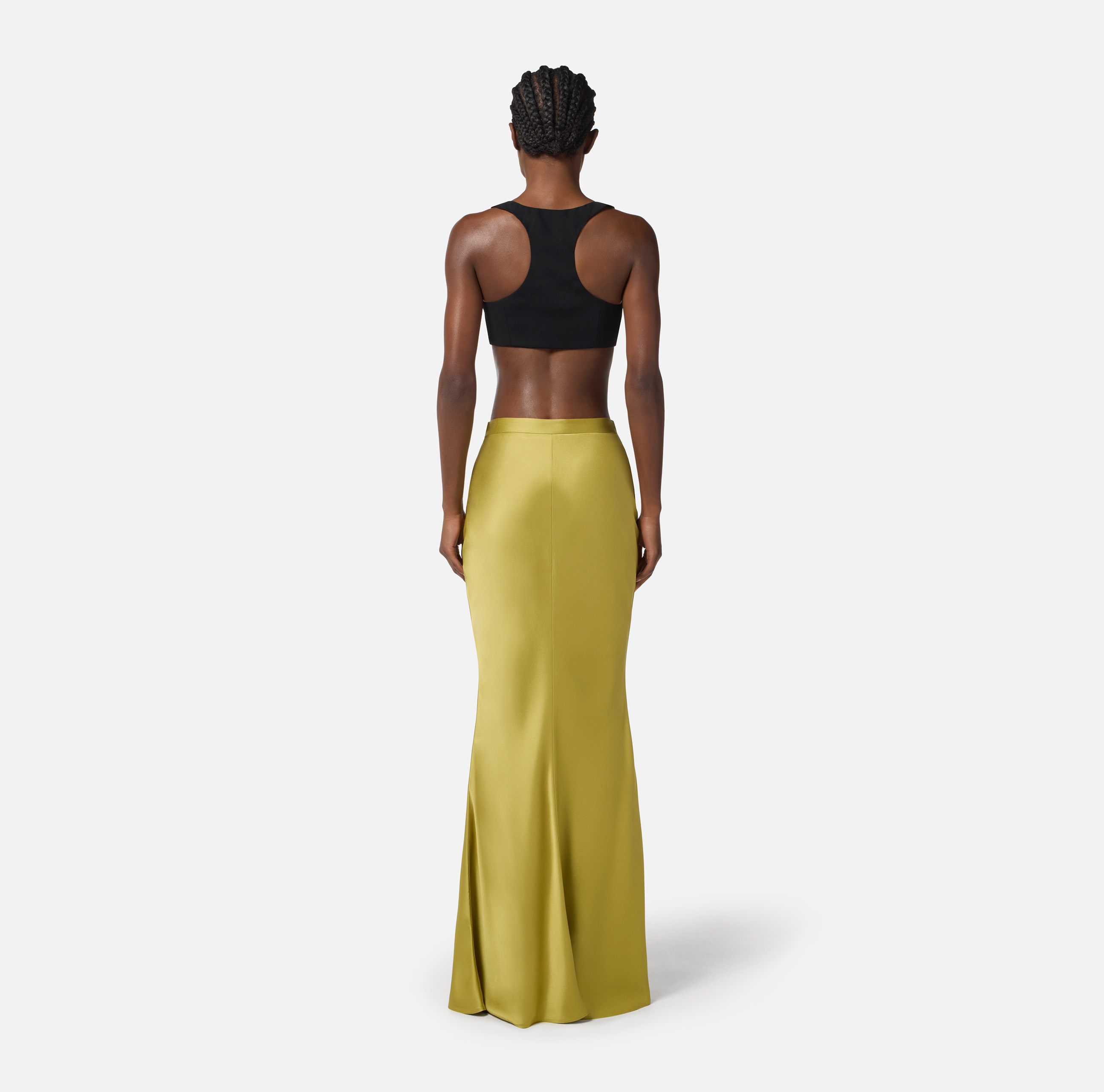 ワンピース ELISABETTA FRANCHI Women Mid Skirts AB74852E2 124 Green Elisabetta Franchi Midi skirts from $201.00 - on Stylight