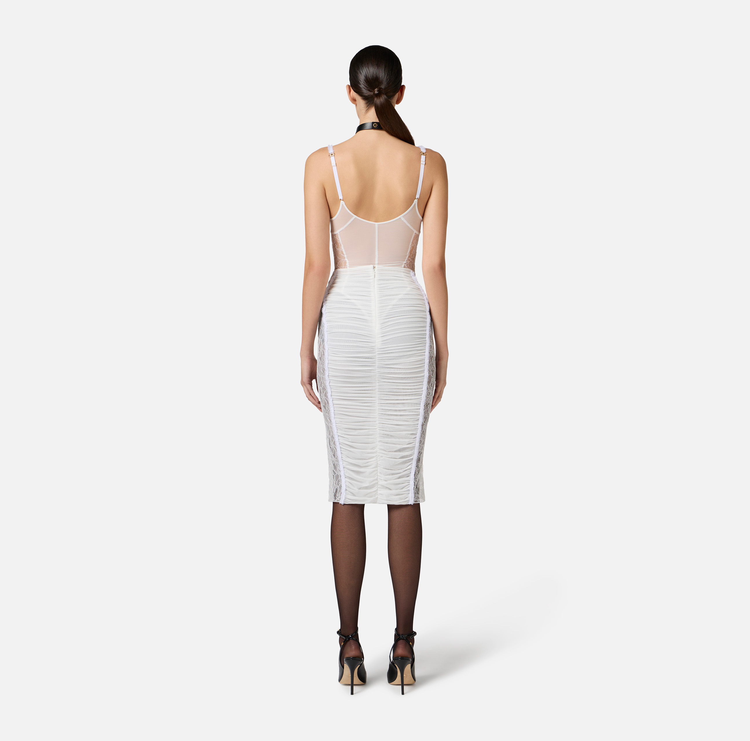 ワンピース ELISABETTA FRANCHI Women Mid Skirts AM48S51E2 685 232224 Bla Elisabetta Franchi Skirt for Women SS25 | GIGLIO.COM