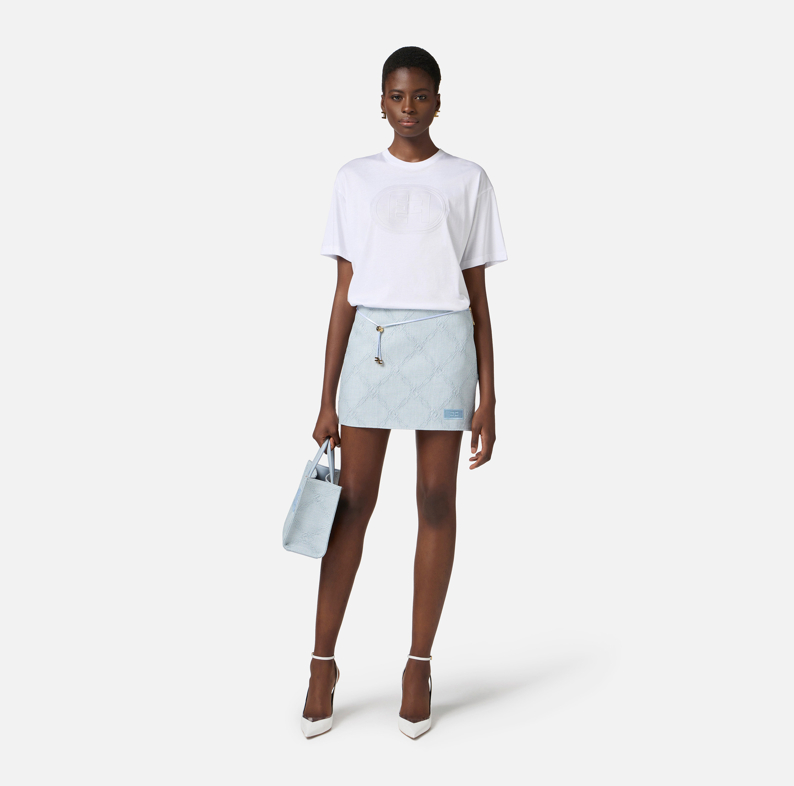 ミニスカート Elisabetta Franchi Curry Wrap Skirt Elisabetta Franchi Curry Wrap Skirt In Yellow | ModeSens