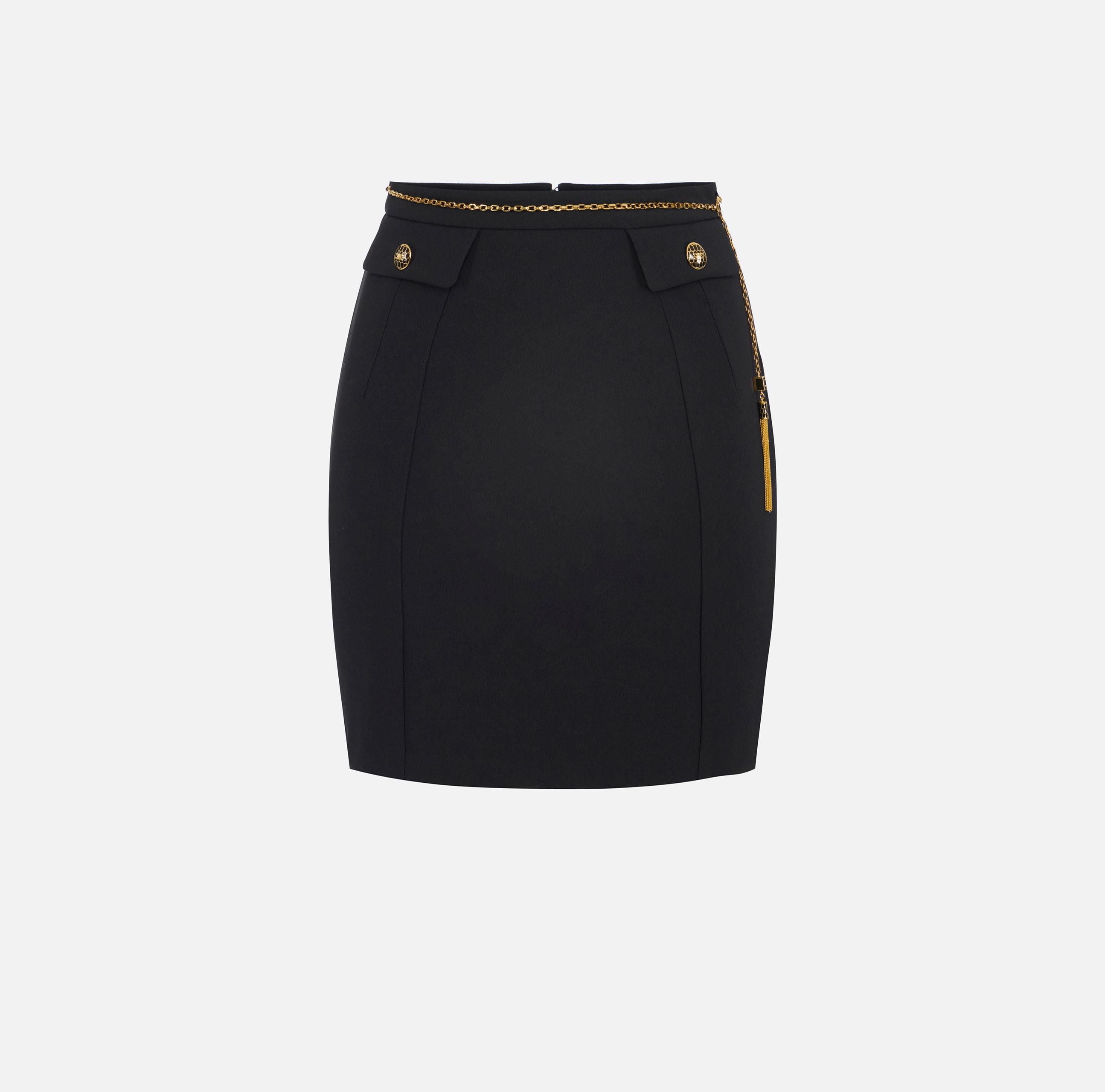 スカート ELISABETTA FRANCHI Woman Skirt Cocoa GO079 DJ3 ELISABETTA FRANCHI: Skirt woman - Cocoa | Elisabetta Franchi