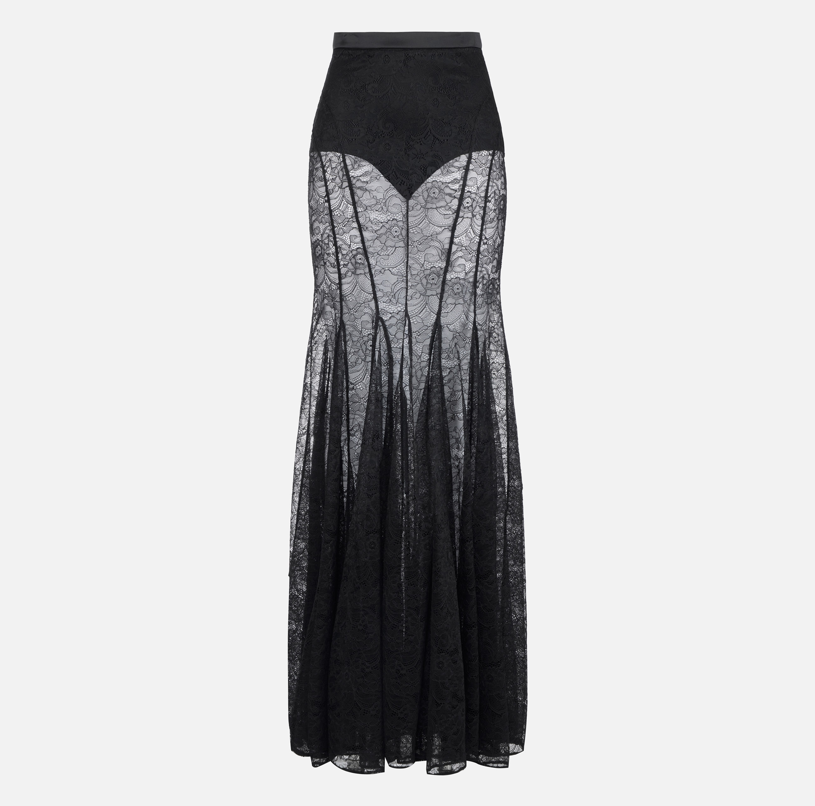 Skirt in floral lace | Elisabetta Franchi