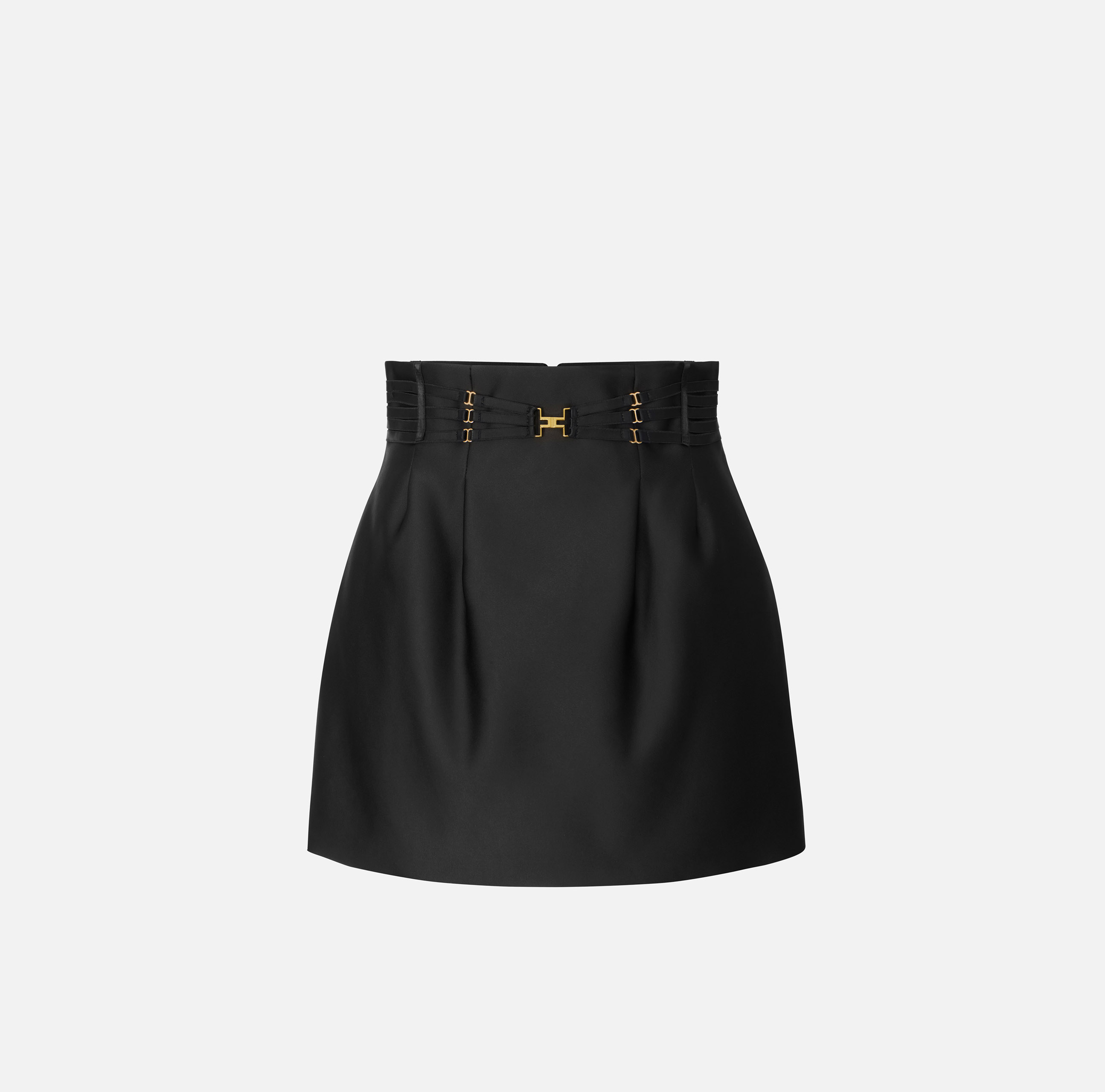 elisabetta franchi 黒スーツスカート Elisabetta Franchi - High-Waisted Sheath Skirt - Black - Skirt