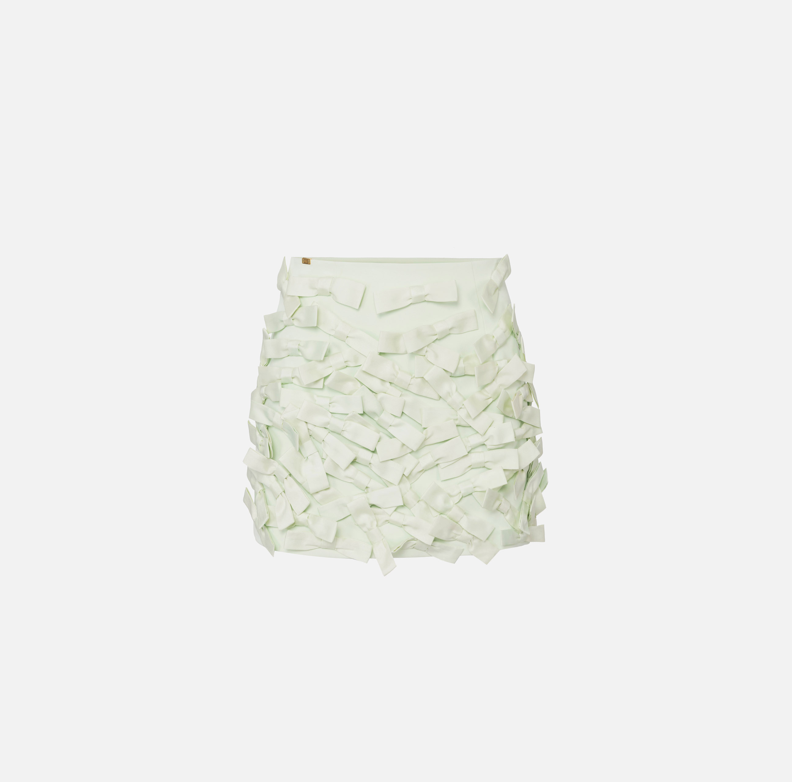 スカート ELISABETTA FRANCHI SKIRT IN CREPE FABRIC WITH LOGO RIBBON GO04637E2_193_5_D.jpg