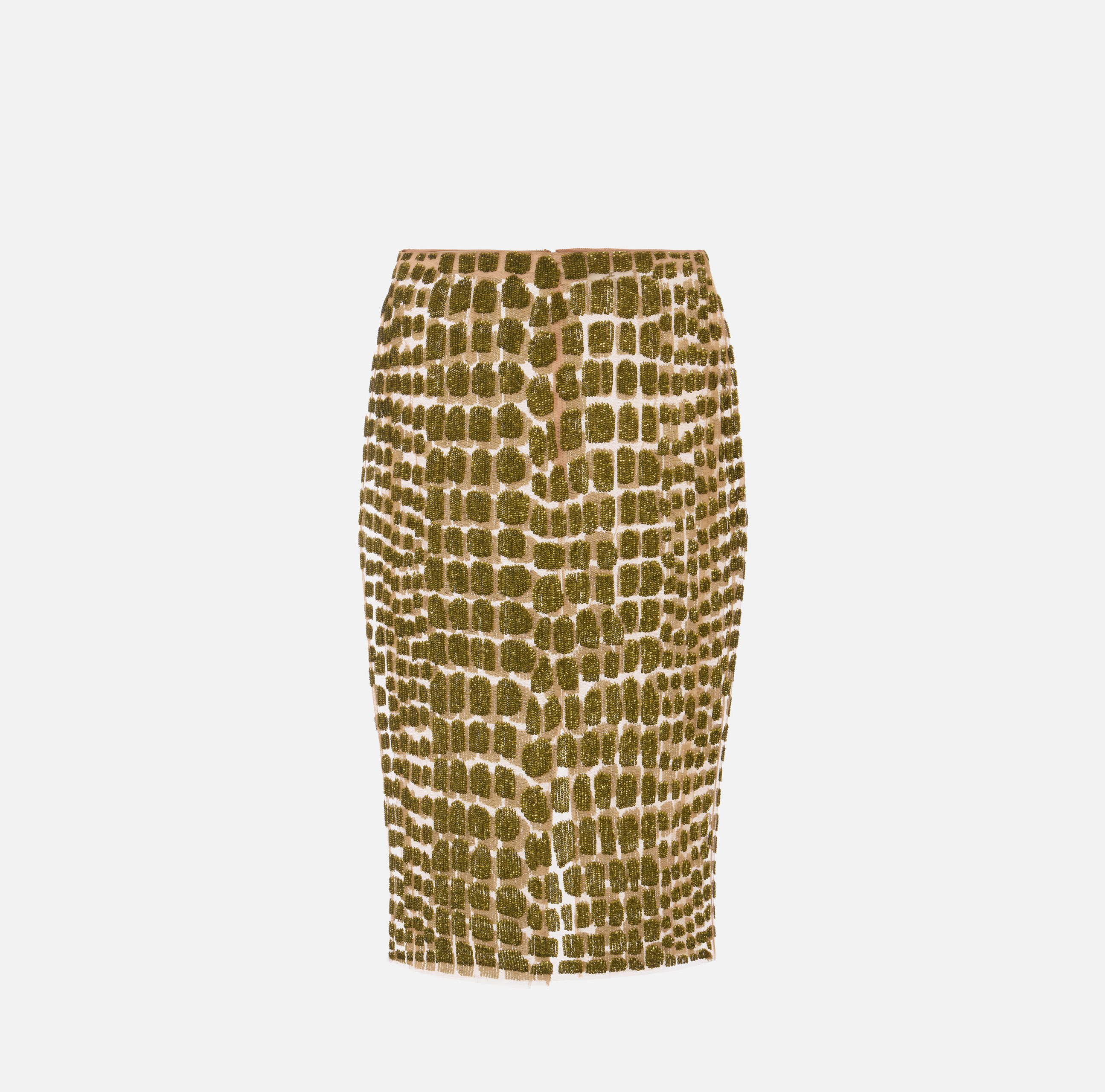 Gonna in tulle con ricami cocco | Elisabetta Franchi