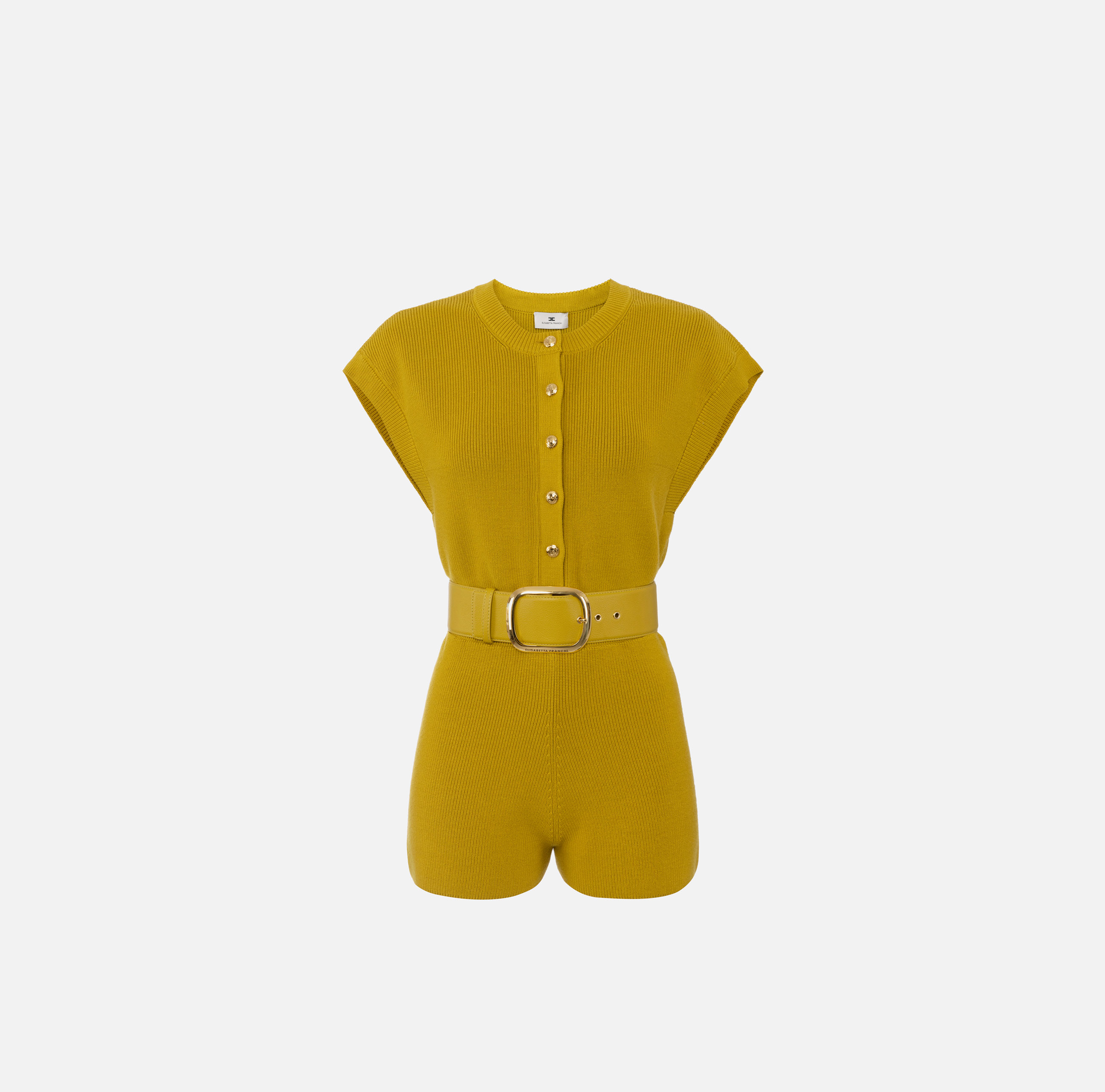 elisabetta franchi Combinaison en viscose avec ceinture