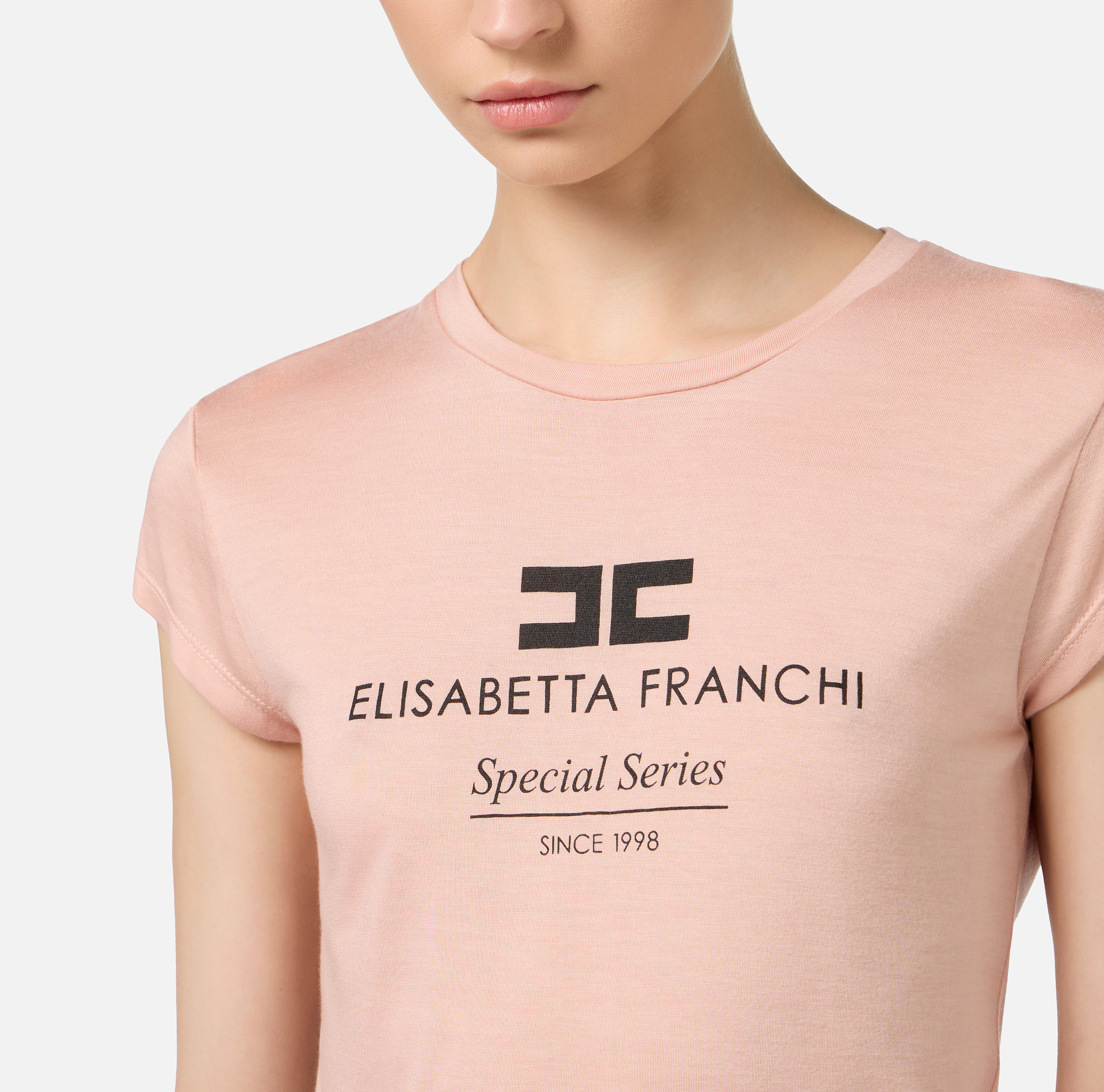 Women s T shirts elegant longline or with short sleeves Elisabetta Franchi