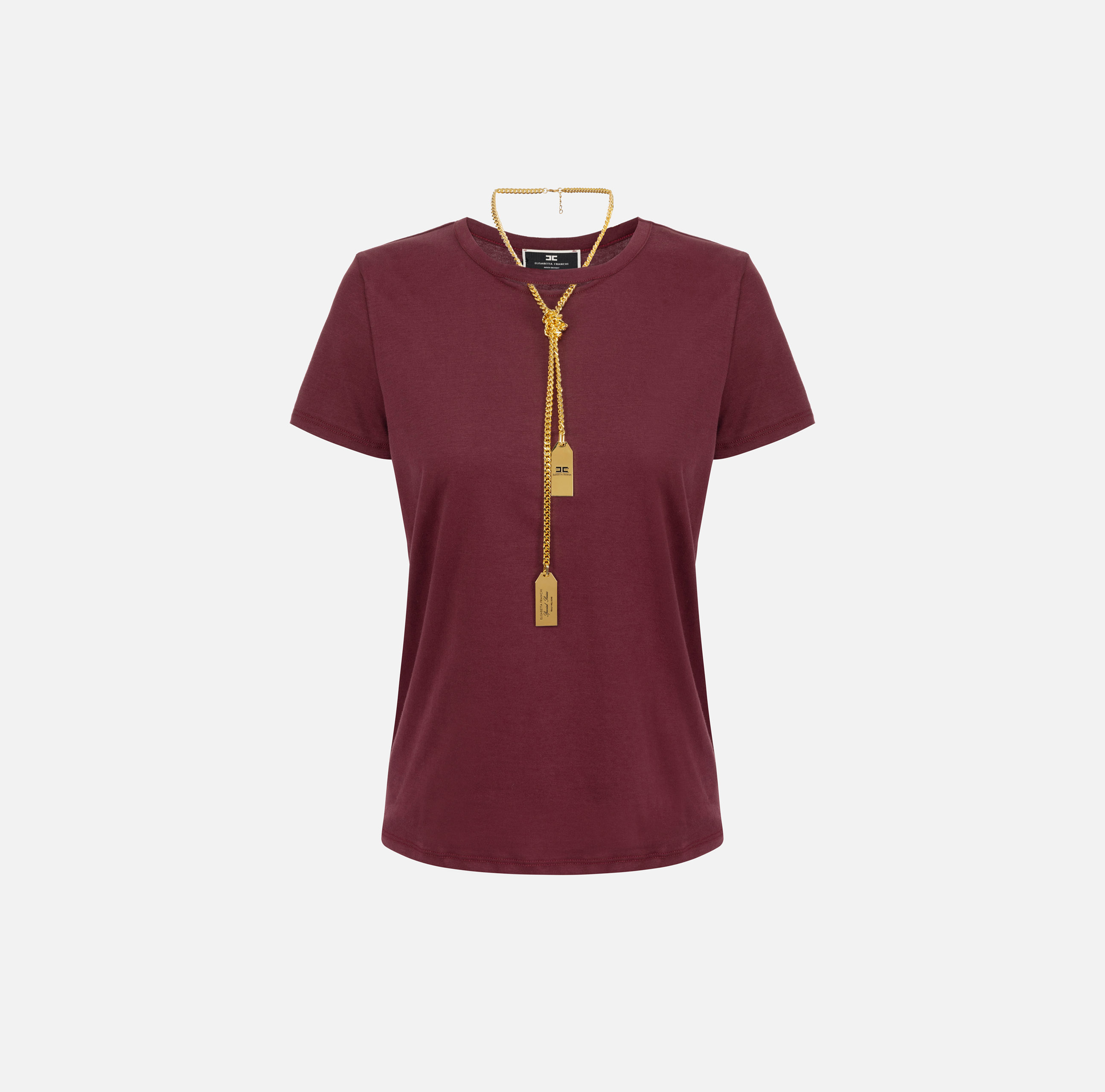 Women s T shirts elegant longline or with short sleeves Elisabetta Franchi