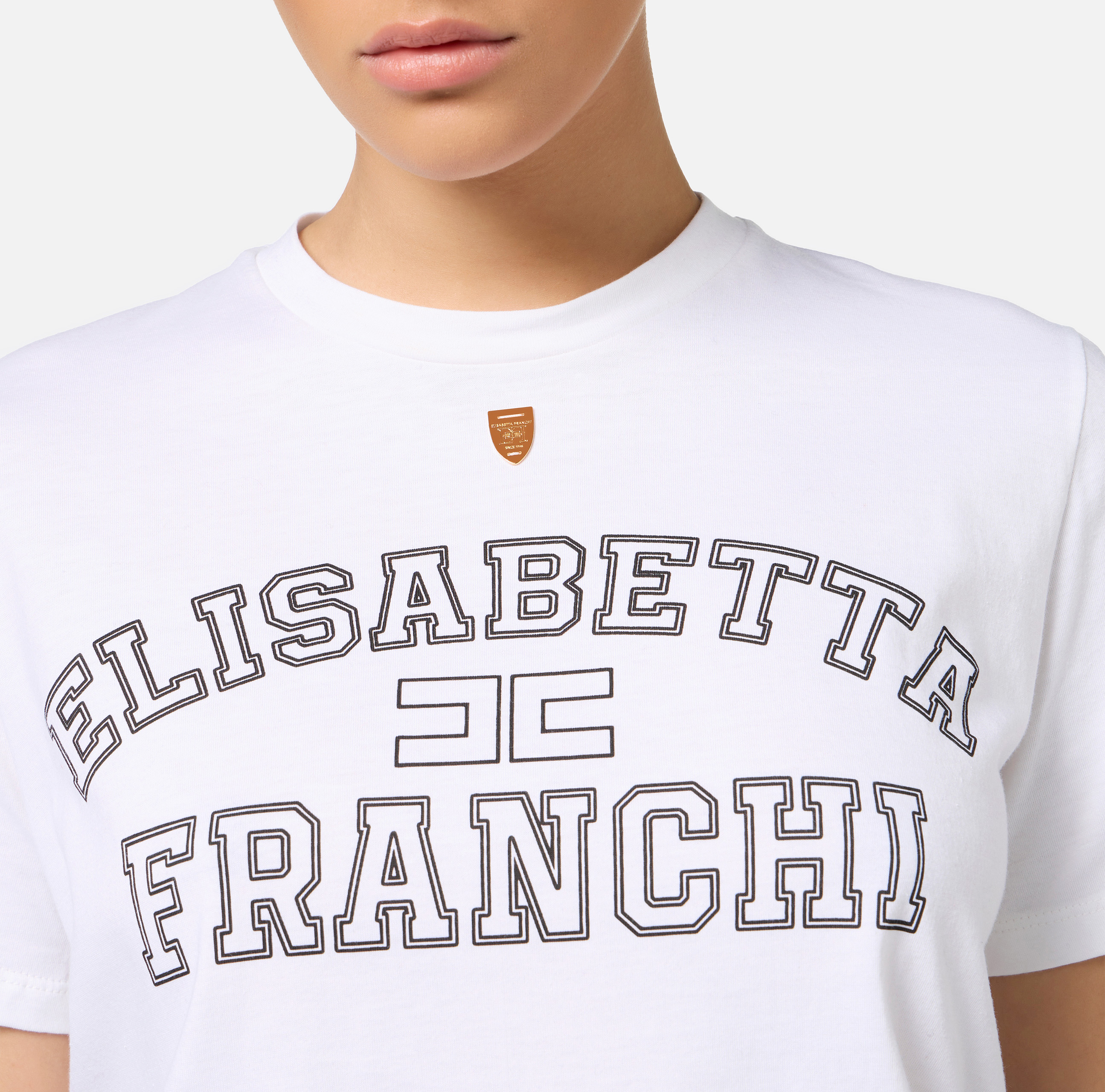 Women's T-shirts: elegant, longline or with short sleeves | Elisabetta  Franchi