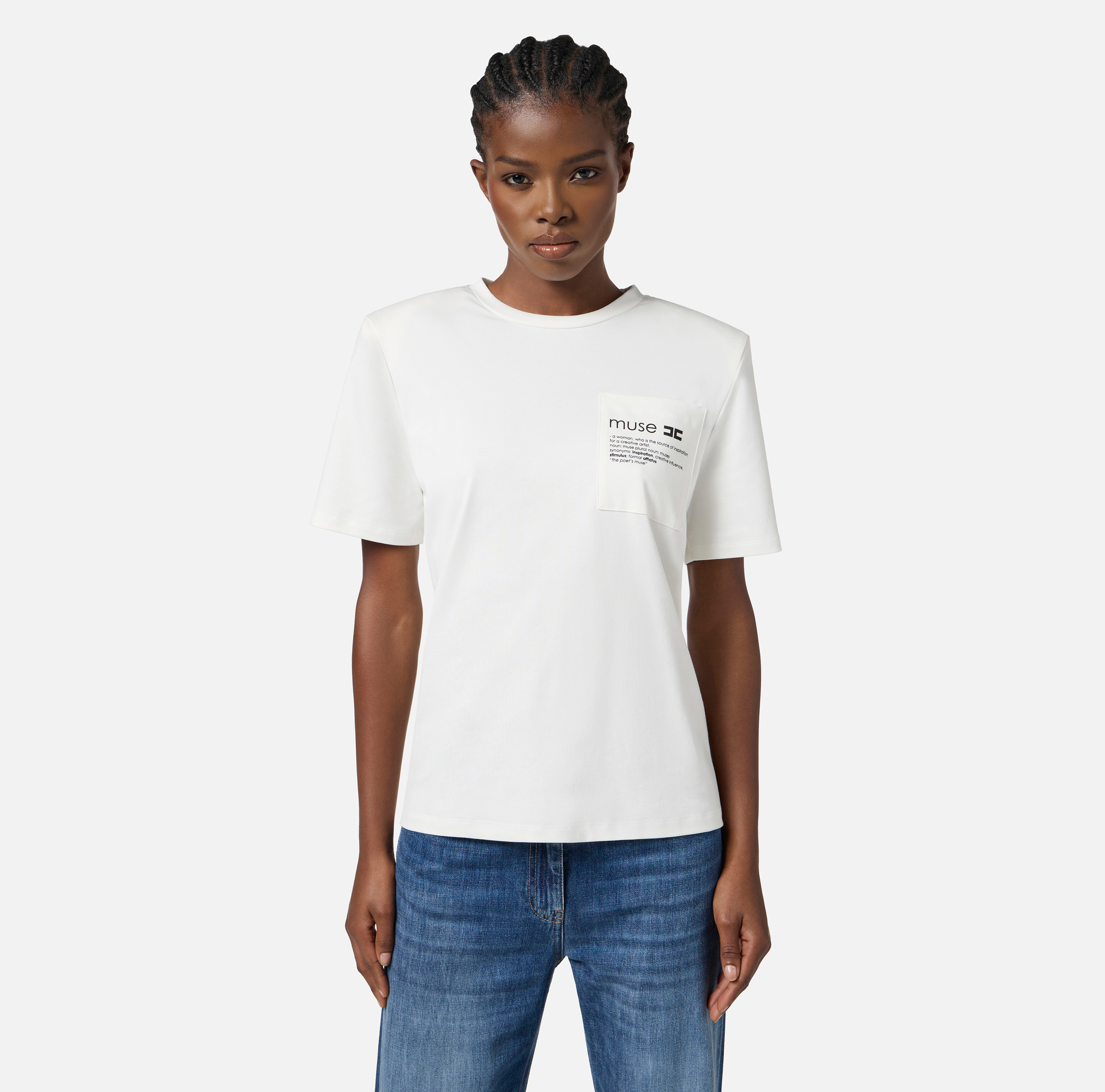 Tシャツ・カットソー ELISABETTA FRANCHI Woman T-Shirt Green MA006 124 xx64s46nCfeq6PuCMA01546E2_2520