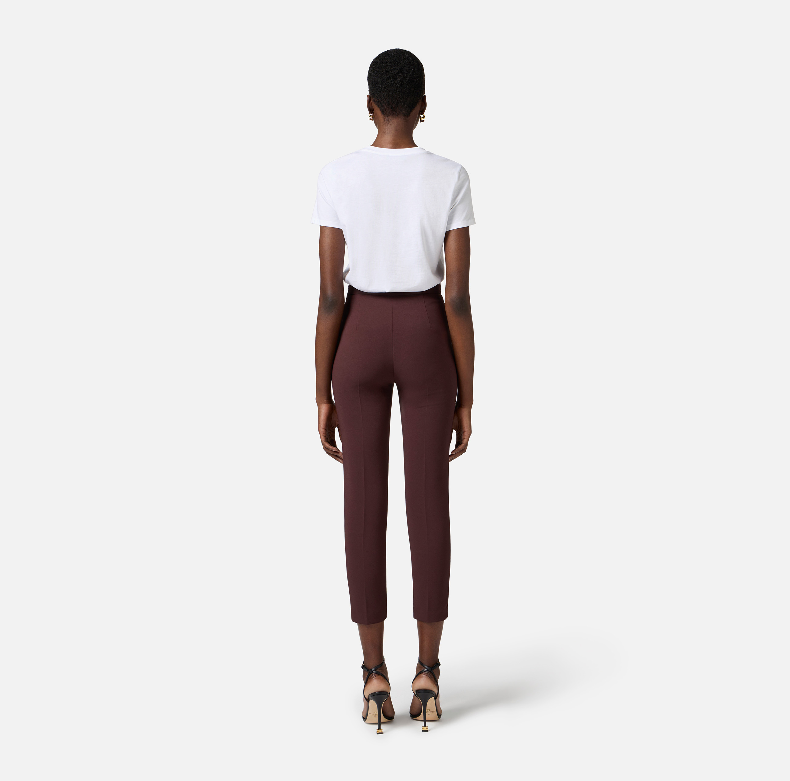 Tシャツ・カットソー ELISABETTA FRANCHI Woman T-Shirt White MA031 270 elisabetta-franchi-short-