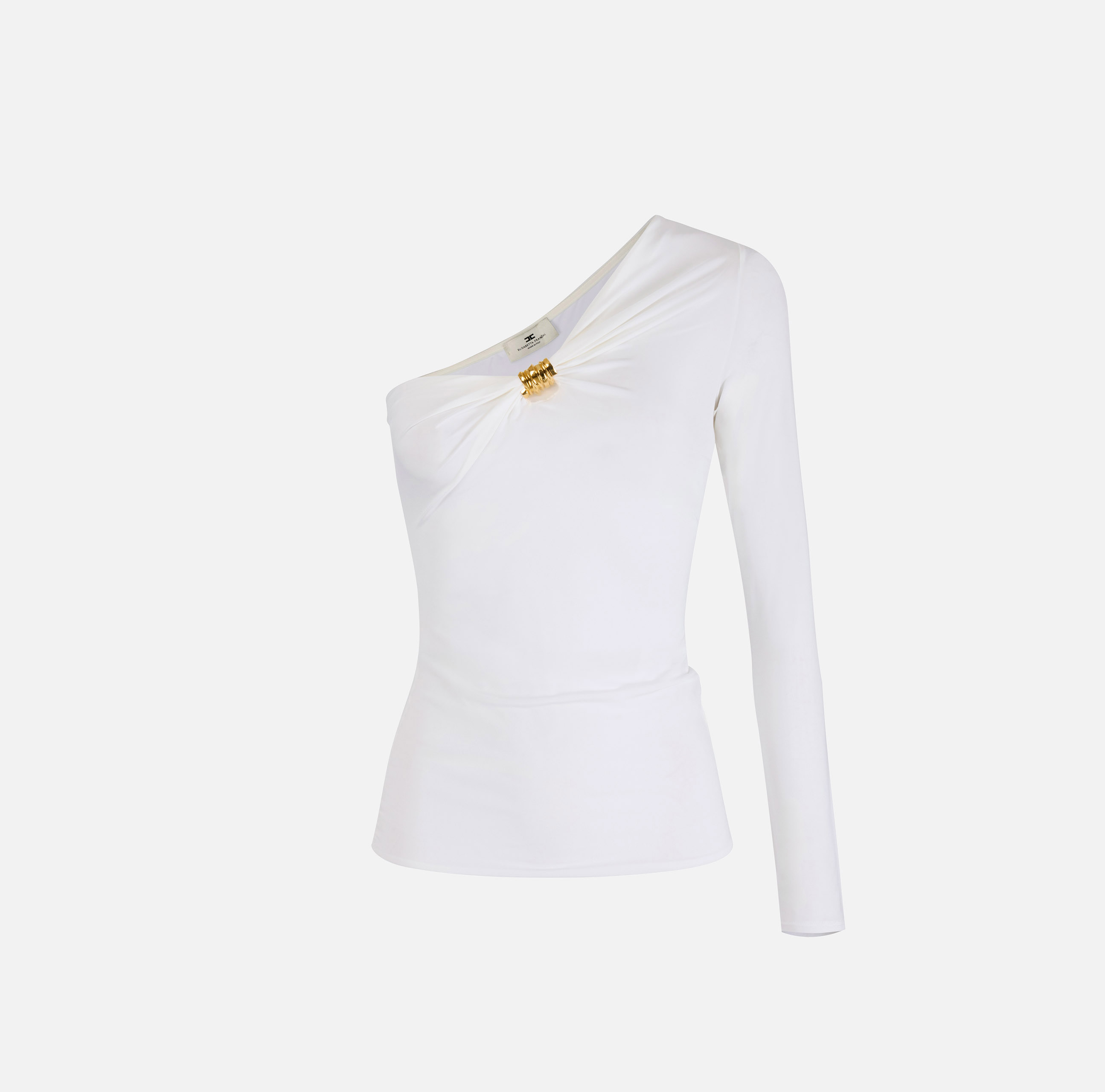 Elisabetta Franchi Top in lightweight crpe jersey fabric Elisabetta Franchi Top in lightweight crpe jersey fabric