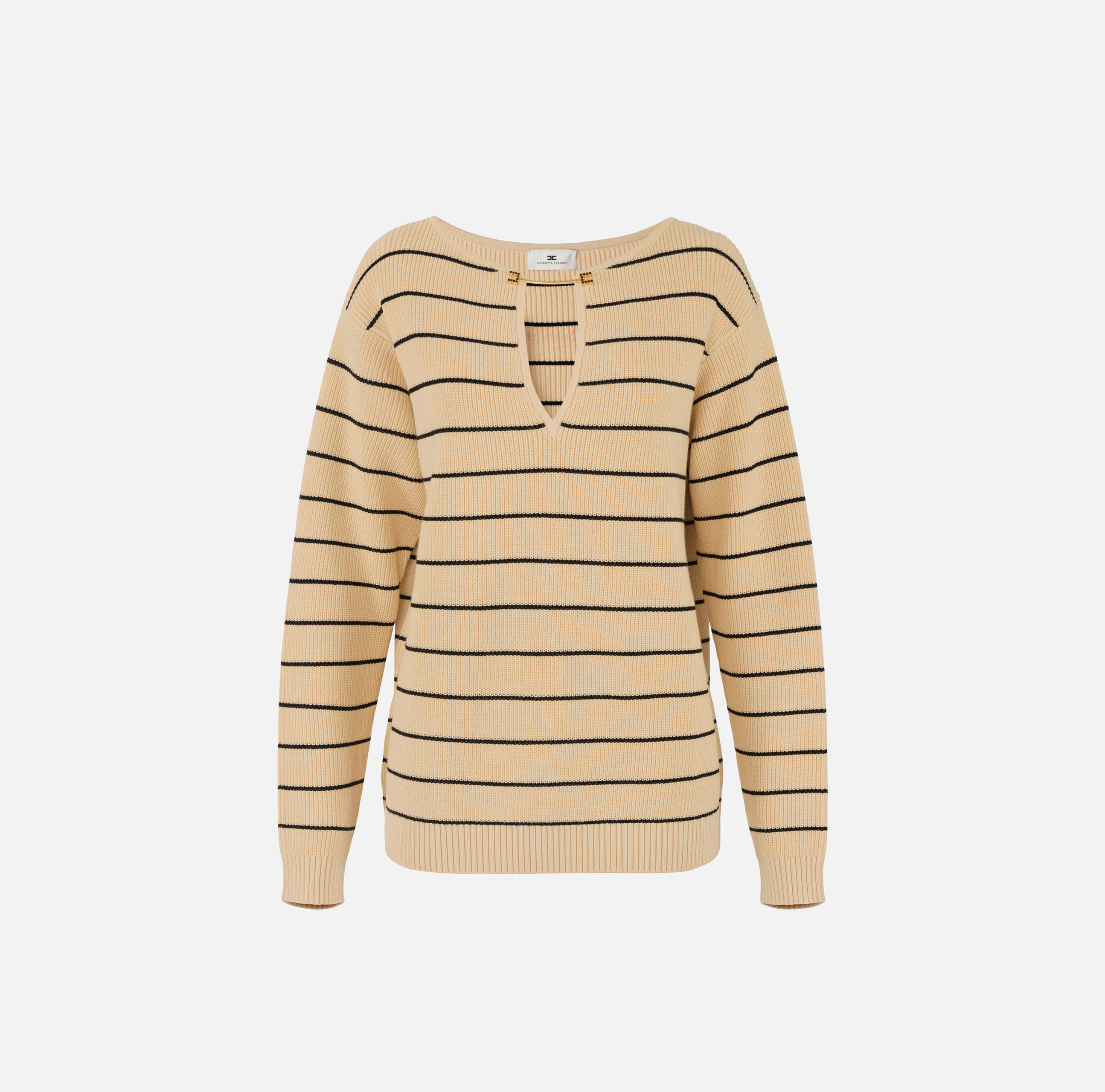 Striped knit pullover | Elisabetta Franchi