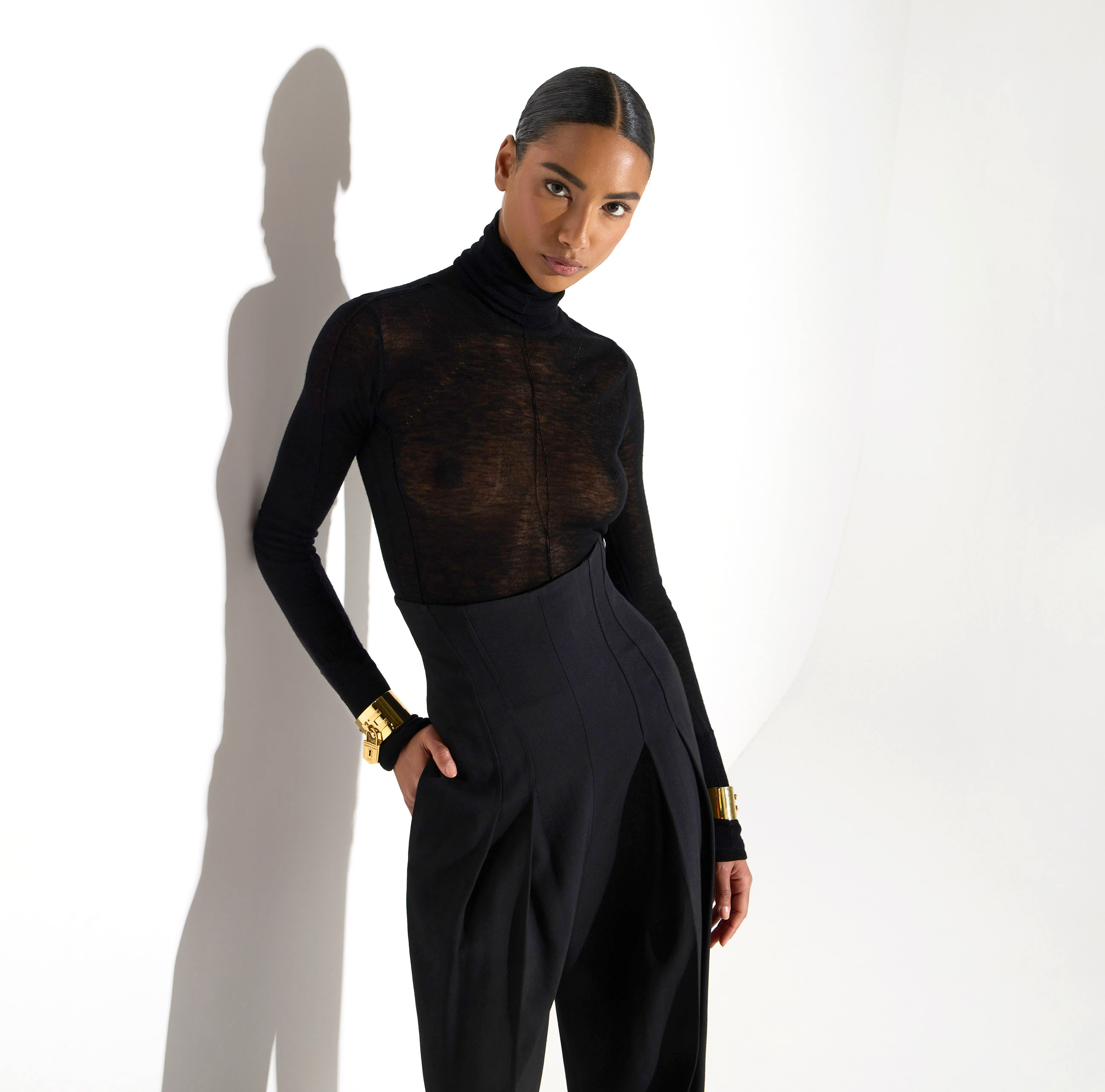 Wool jumper with ribbing | Elisabetta Franchi