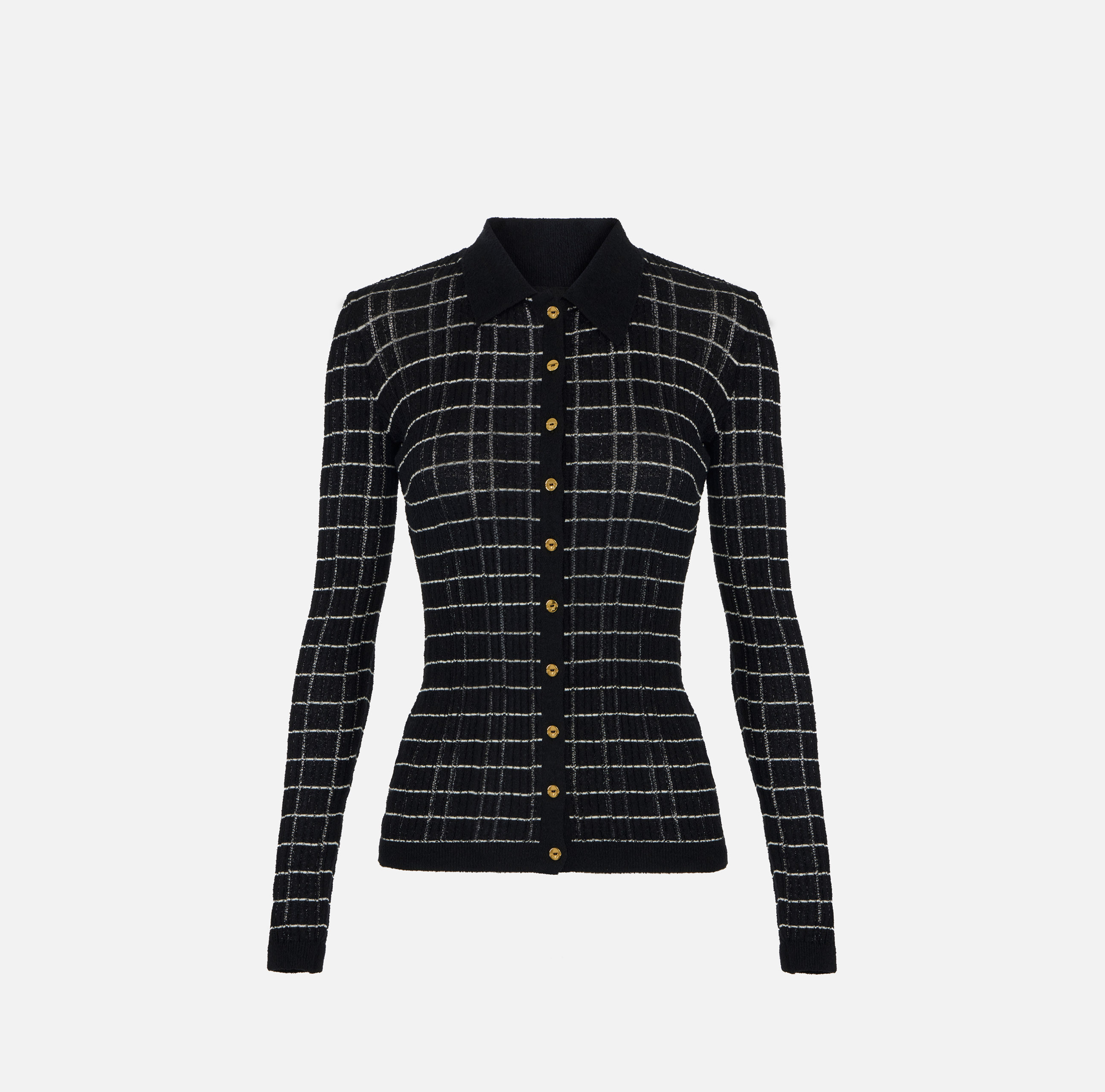 Striped cotton thread top | Elisabetta Franchi