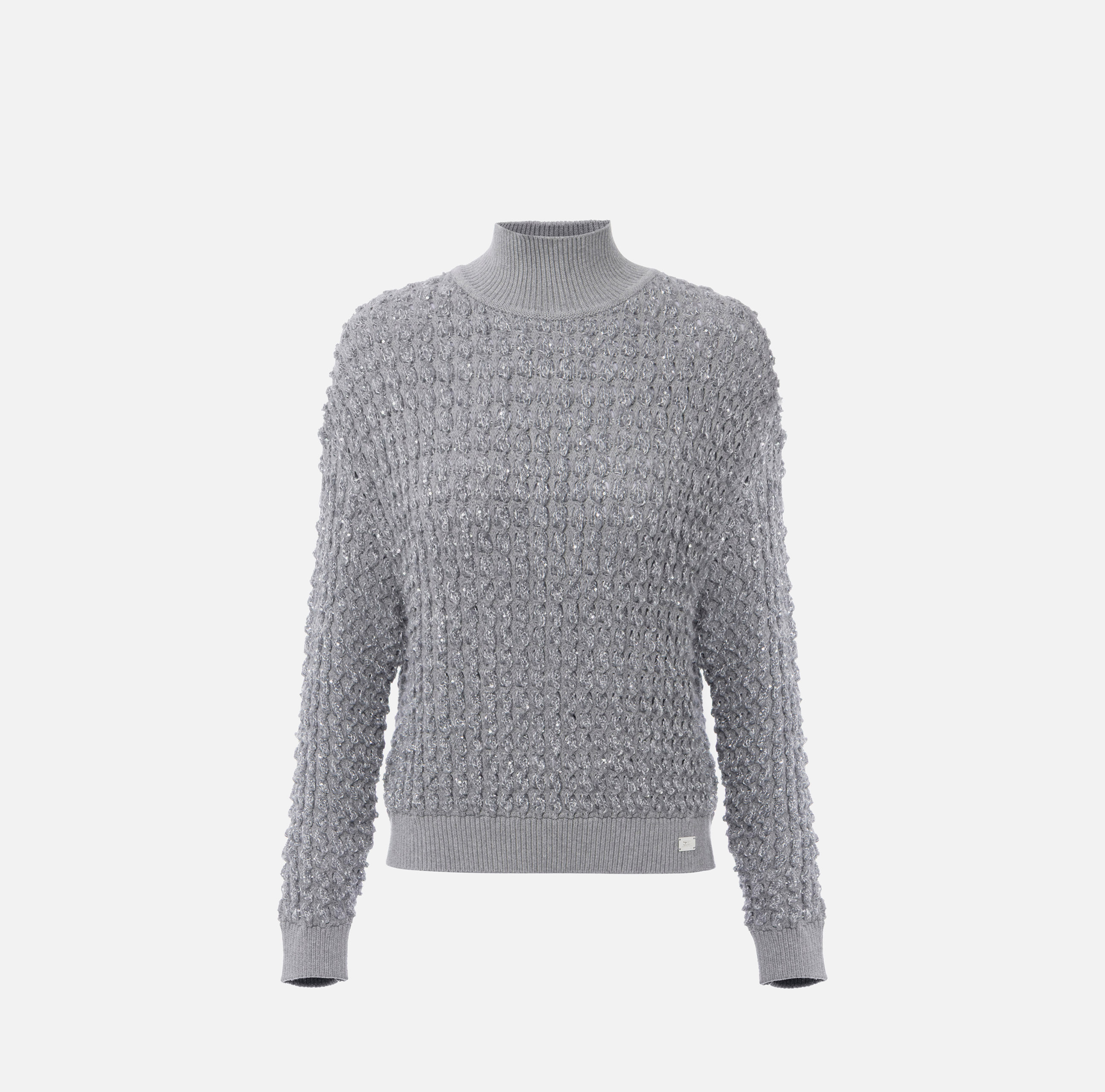 Bouclé top with sequins | Elisabetta Franchi