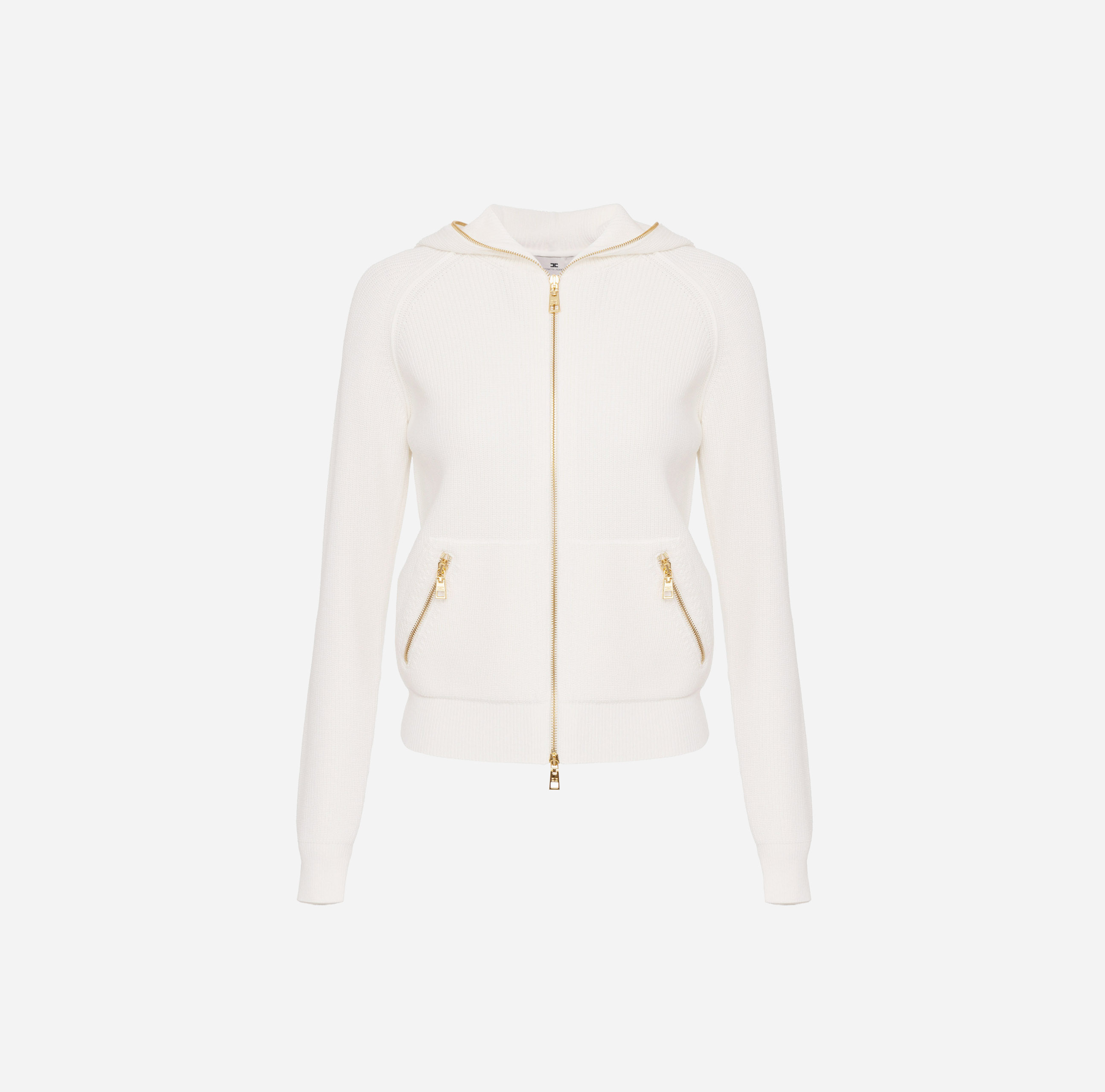 elisabetta franchi Cardigan en viscose à capuche