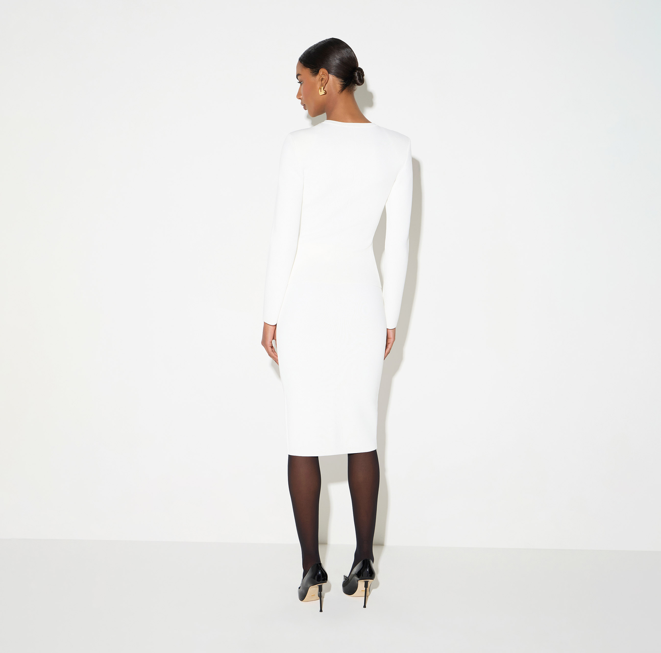 Cardigan in knit fabric with zip | Elisabetta Franchi