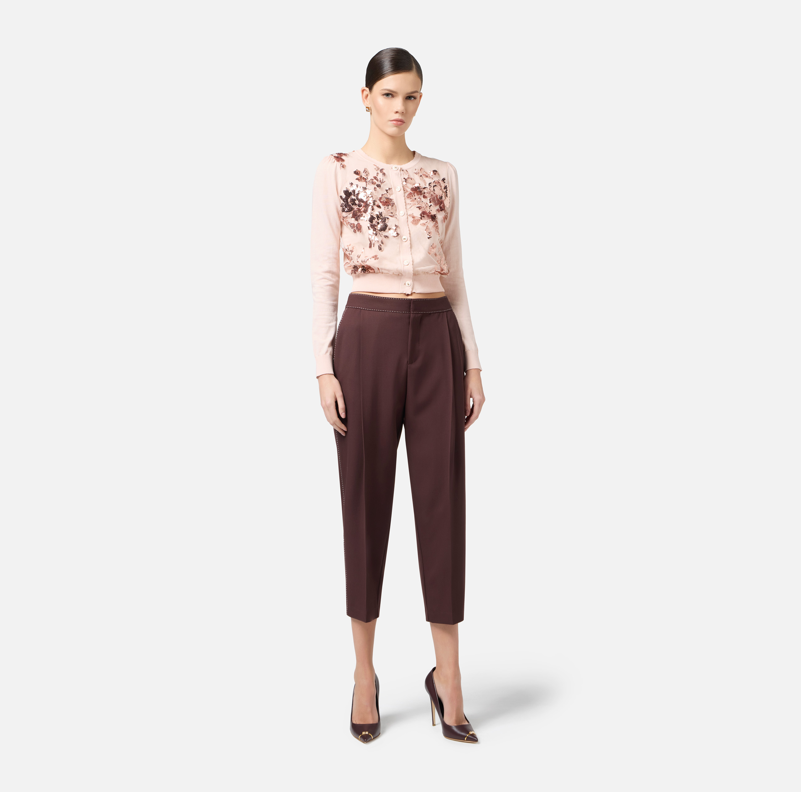 ELISABETTA FRANCHI 売れ筋商品|||エリザベスフランキ ニット&セーター アウター レディース Sweaters Pink Women's knitwear outlet by Elisabetta Franchi: shop online