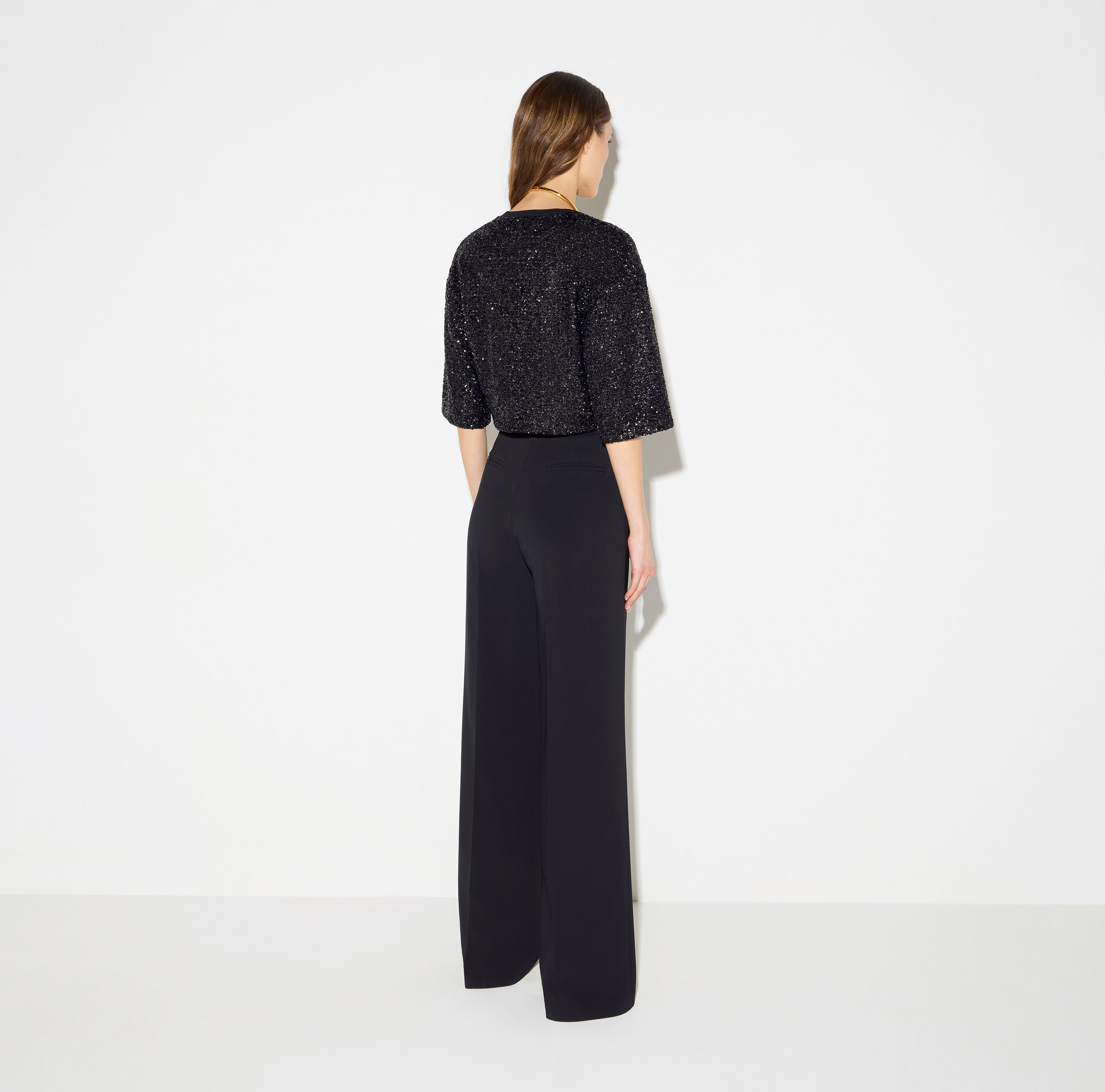 Knit top with sequins | Elisabetta Franchi