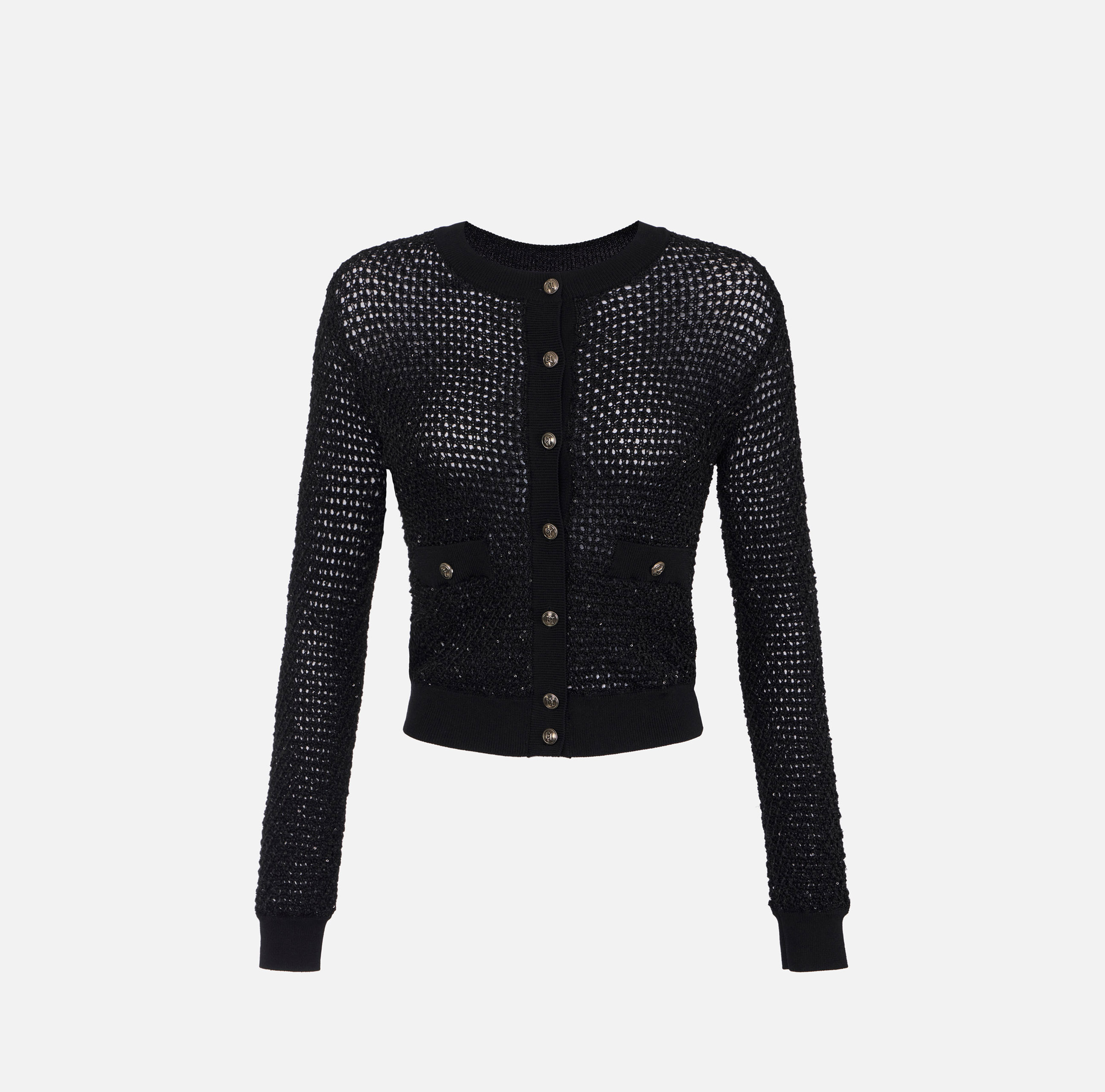 elisabetta franchi Cardigan en tulle