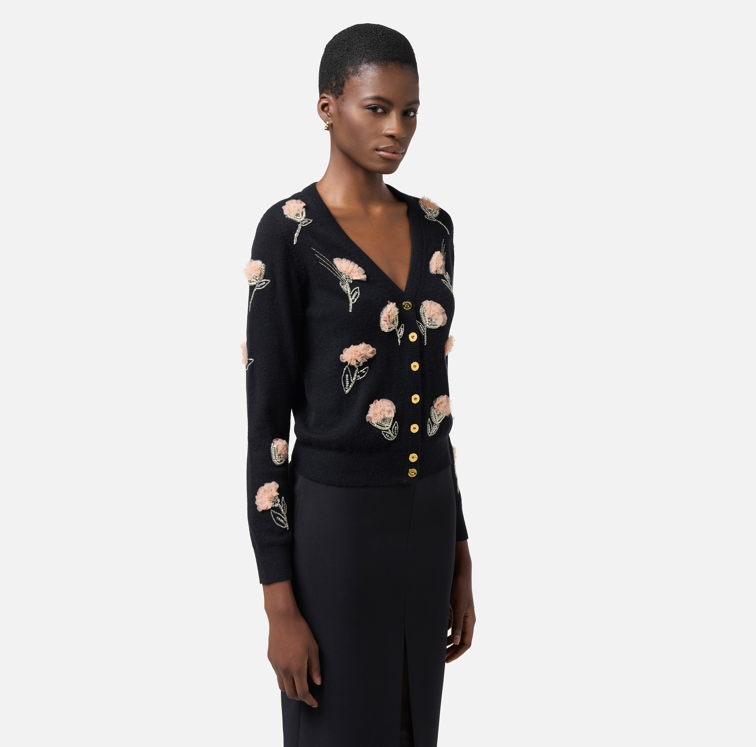 ELISABETTA FRANCHI 売れ筋商品|||エリザベスフランキ カーディガン アウター レディース Cardigans Green ELISABETTA FRANCHI(エリザベッタフランキ) カーディガン サイズ