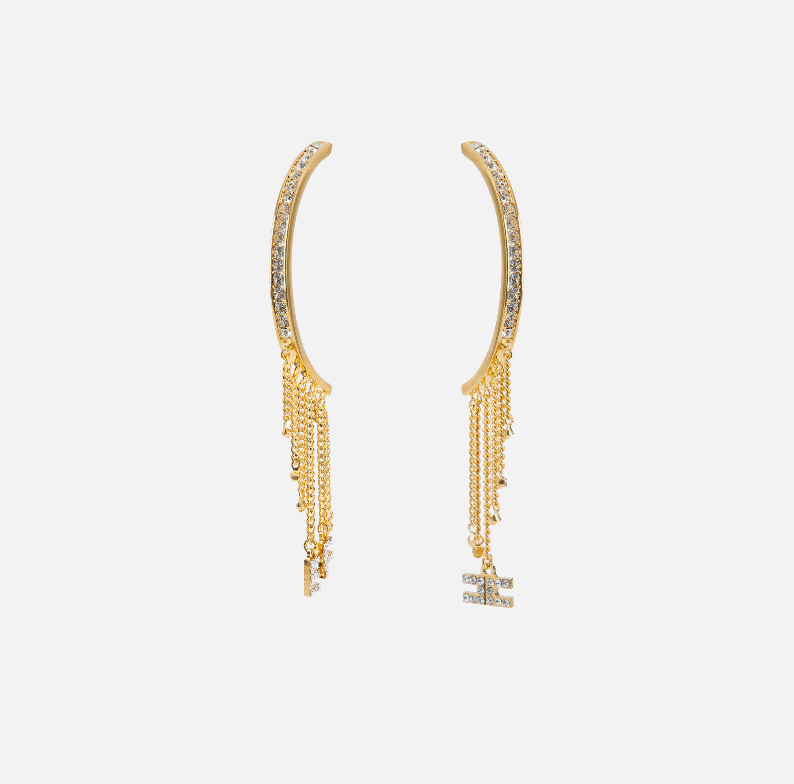 Elisabetta Franchi Earrings bounced Golden