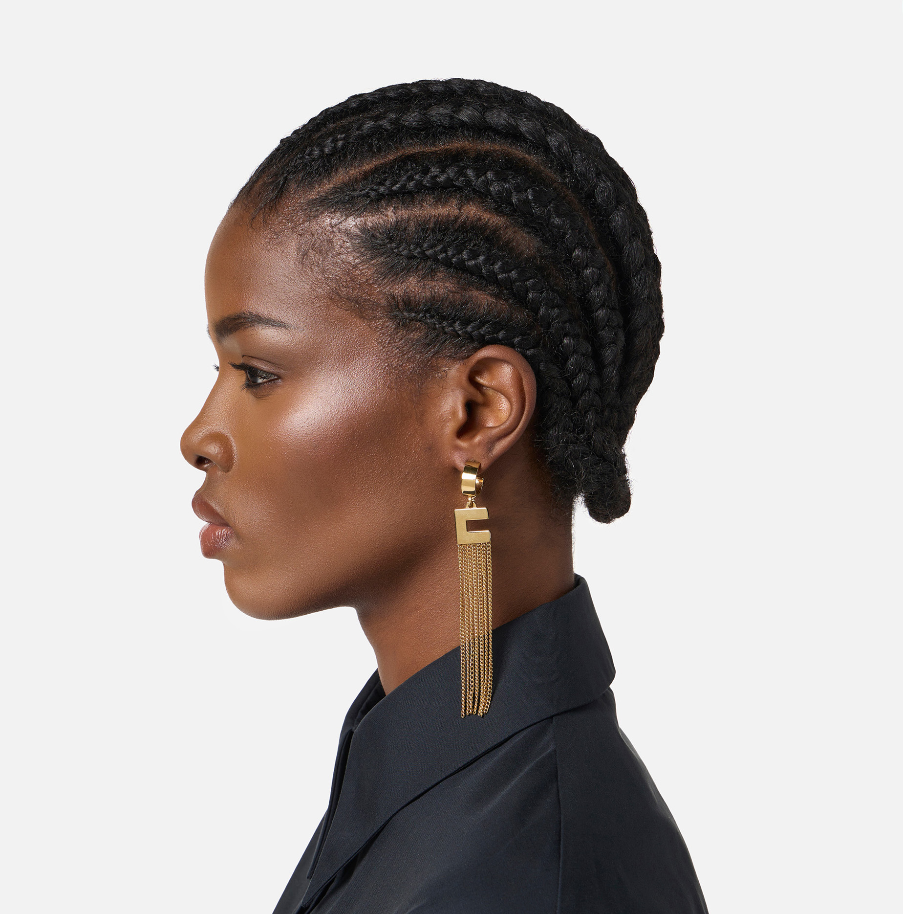 Drop Earrings With Logo | Elisabetta Franchi