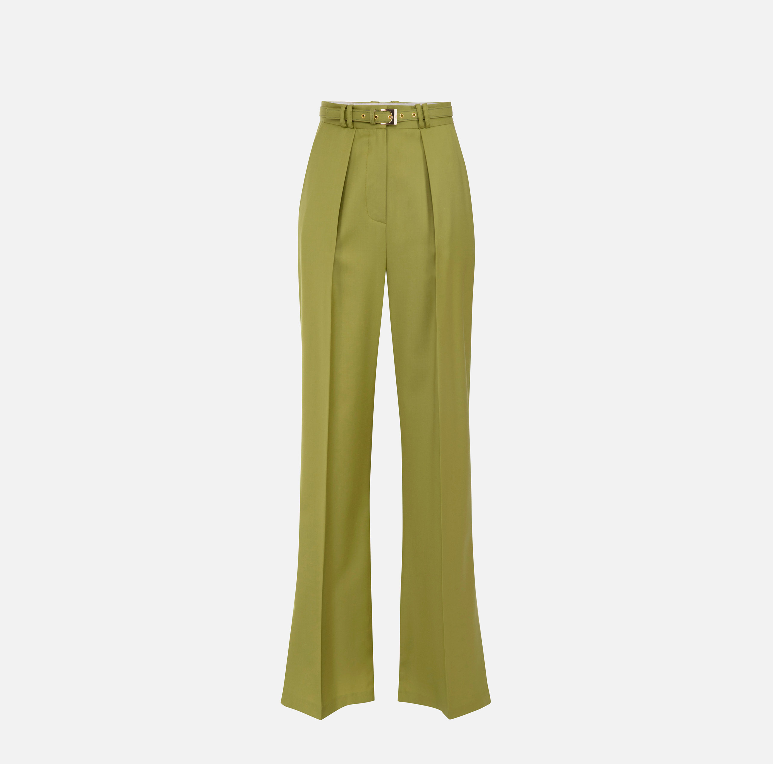 Wide Leg Leopard Pants (Olive) – The Elegant Closet