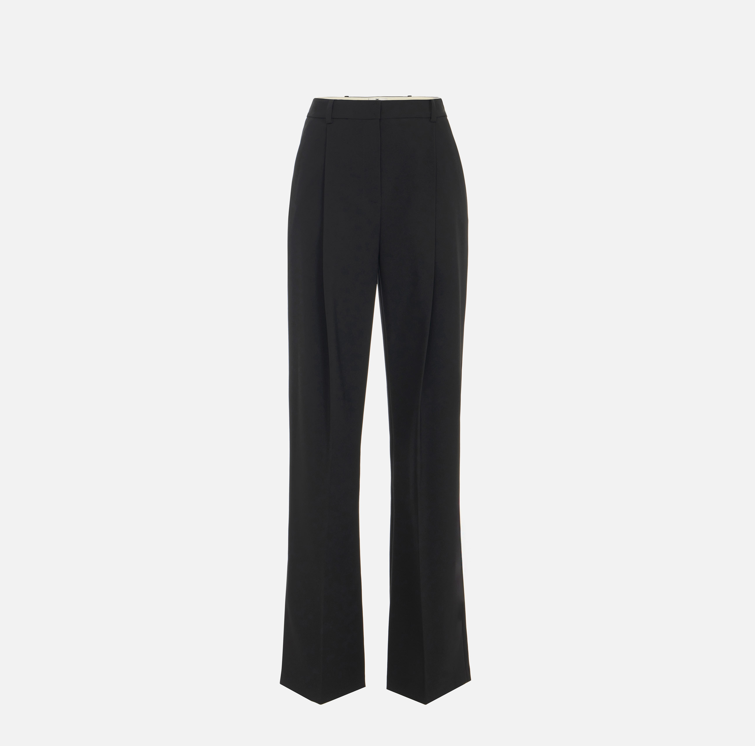 パンツ Elisabetta Franchi Pleated Trousers Crepe pants with pleats | Elisabetta Franchi