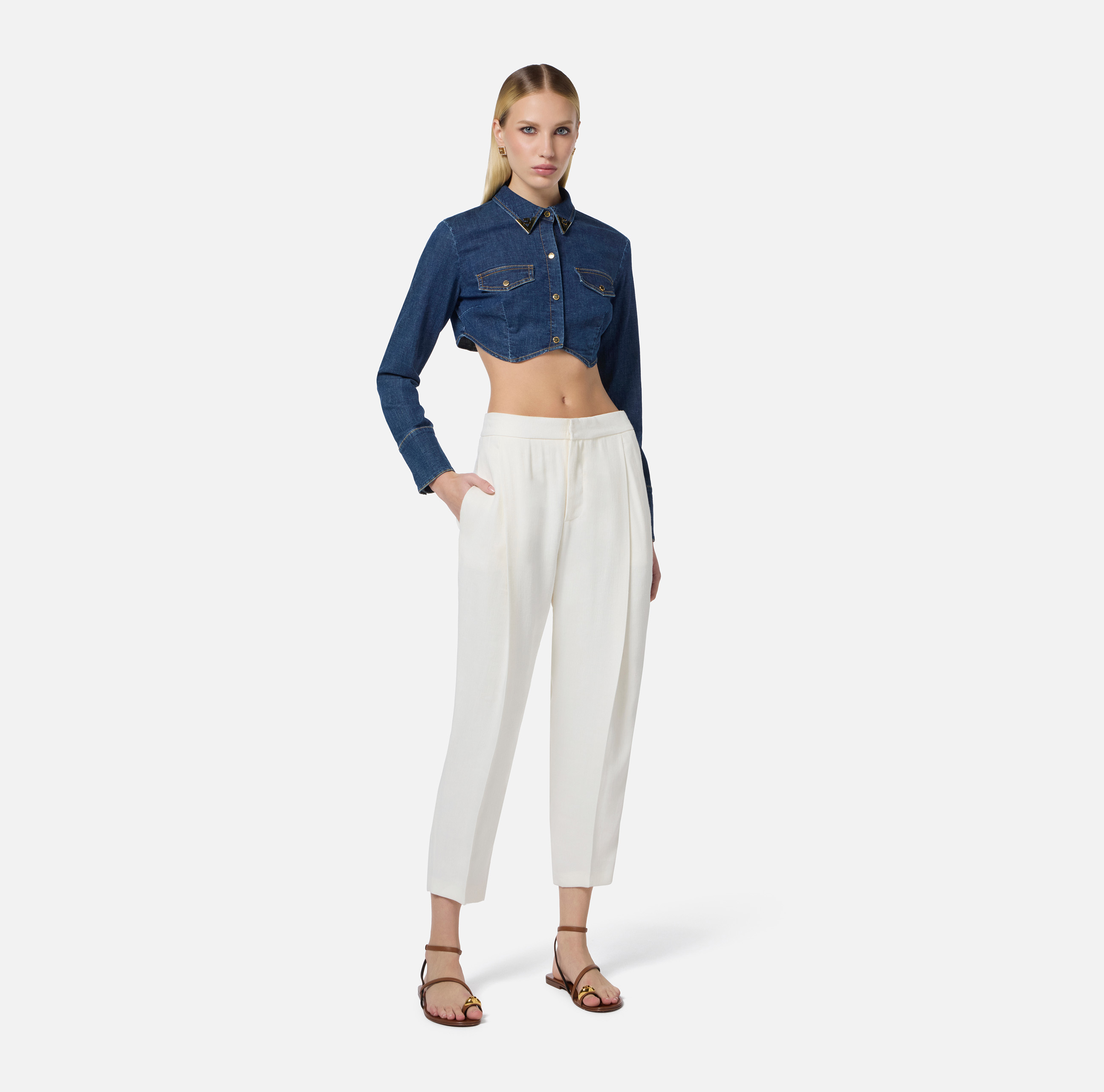 Elegant Women's Trousers and Shorts | Elisabetta Franchi