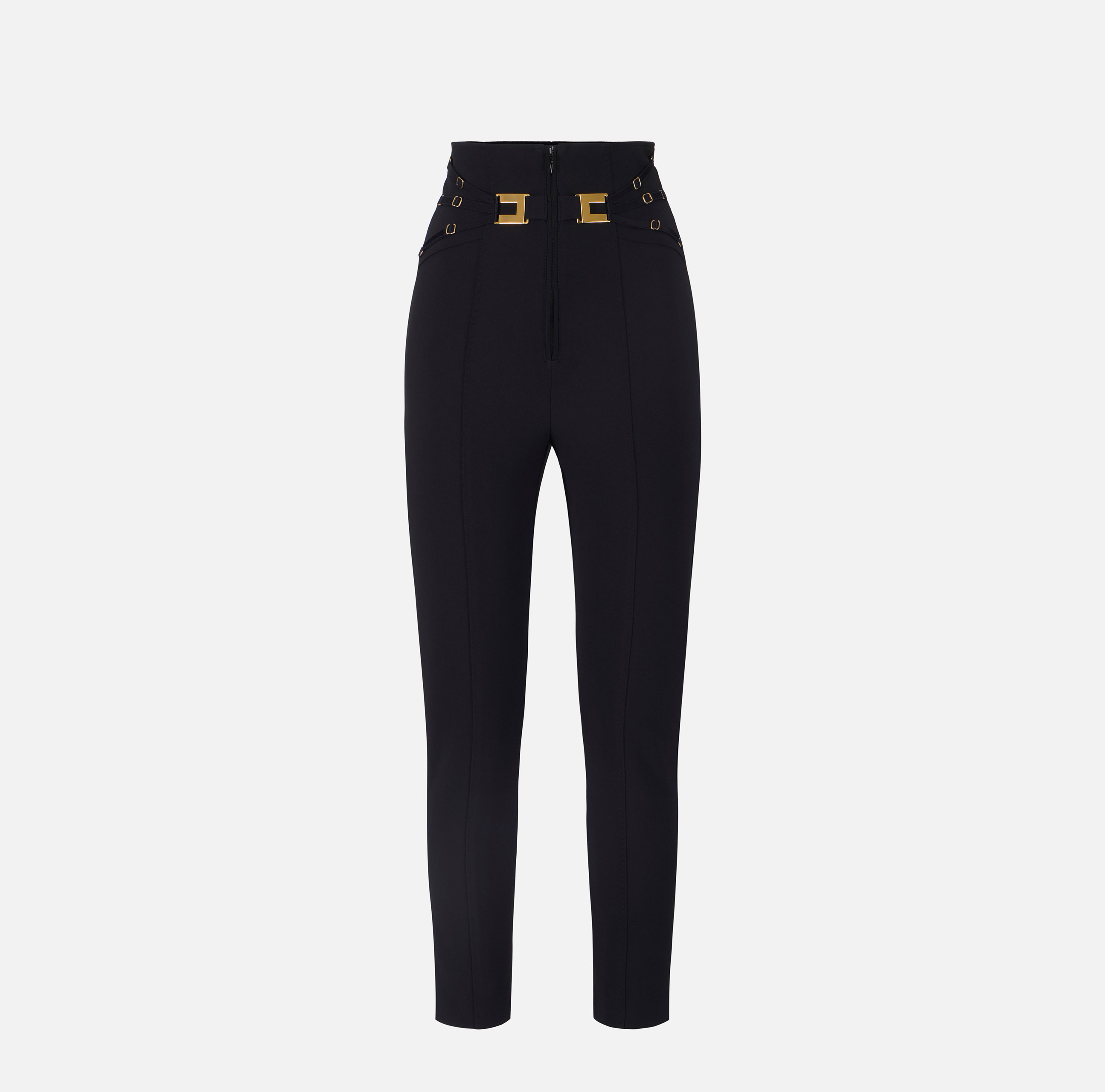 ELISABETTA FRANCHI ブラックショートパンツ 40 Elegant Women's Trousers and Shorts | Elisabetta Franchi
