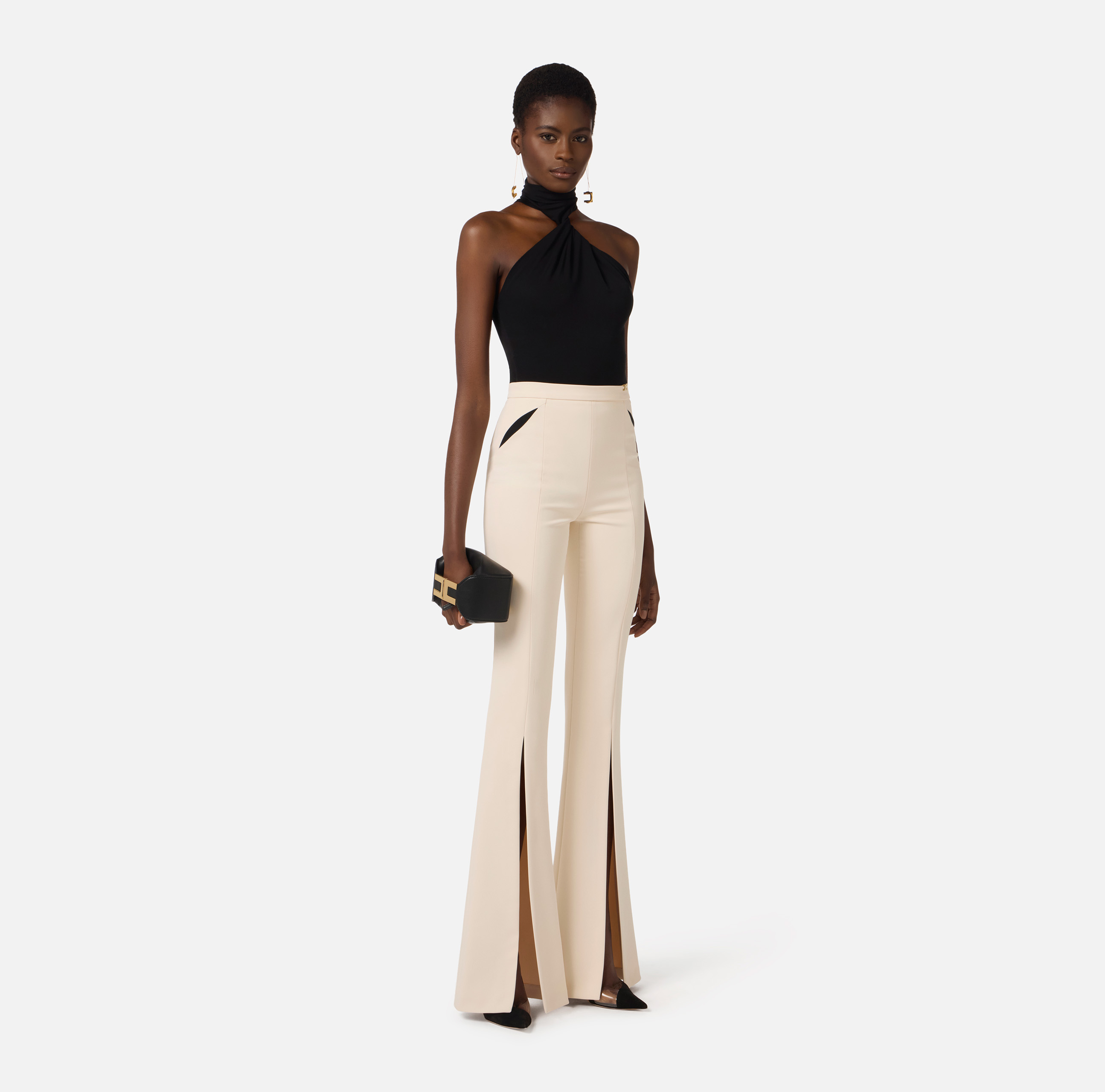 elisabetta franchi ドット　フリル　ワンピース Elisabetta Franchi Sale: Discover the Deals | Official Website