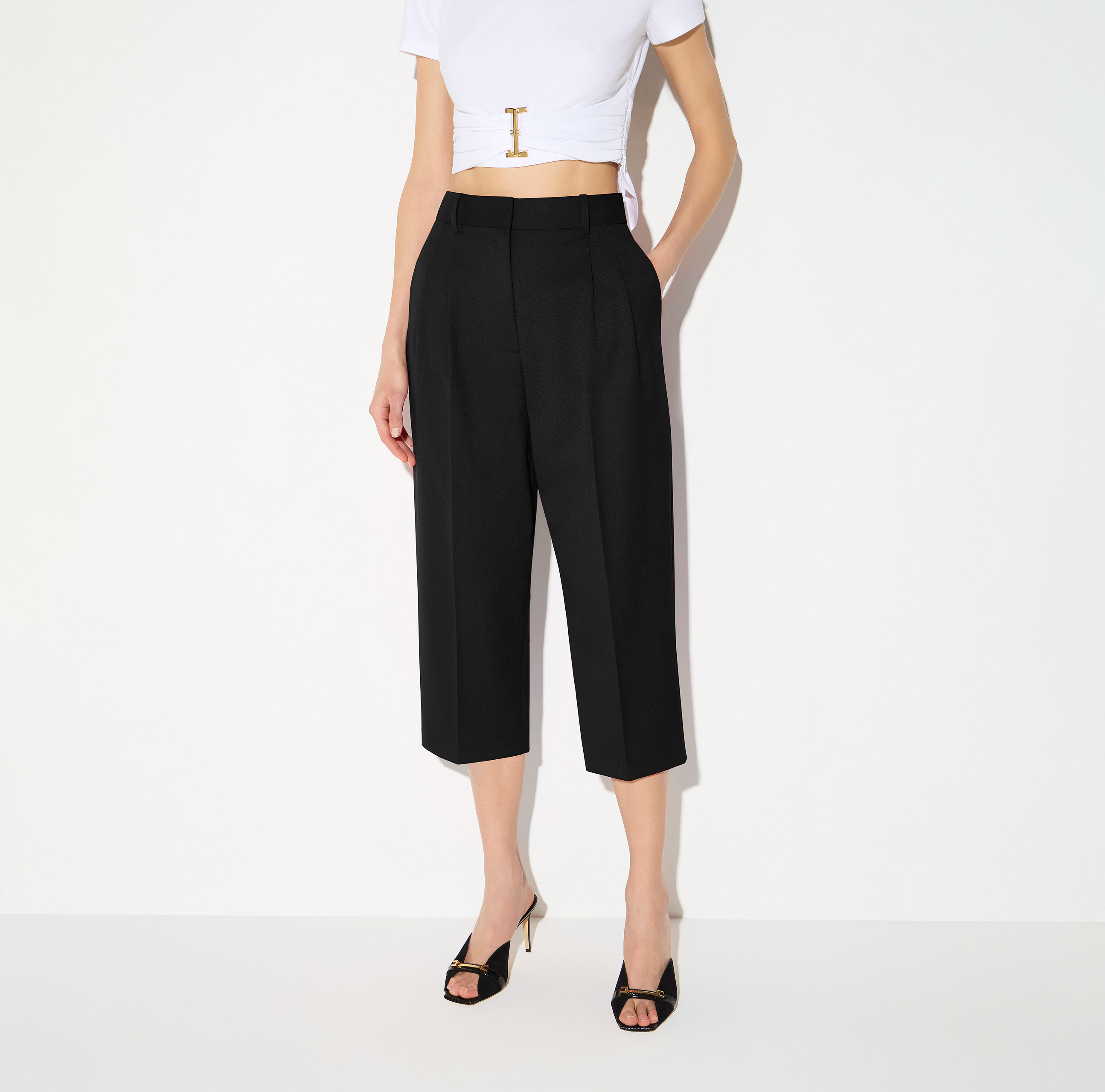 Cropped Trousers | Elisabetta Franchi