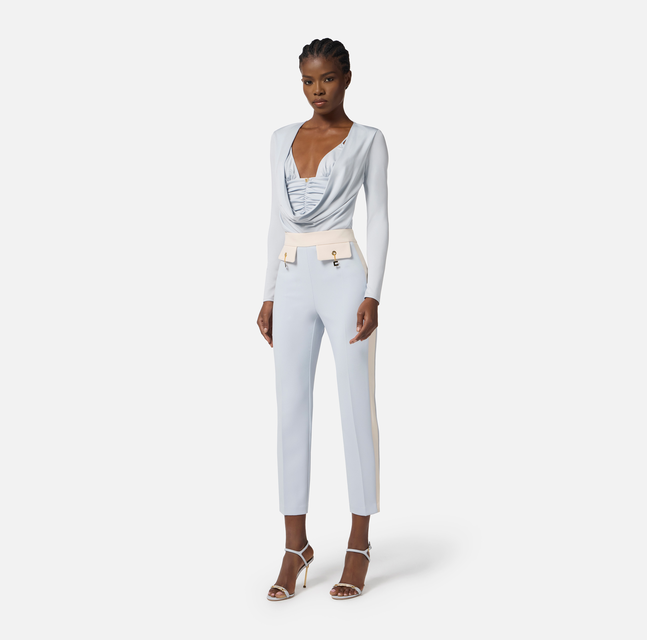 【★完売必至★】ELISABETTA FRANCHI ☆ リネンブレンドショーツ New Arrivals: Trousers and Shorts | Elisabetta Franchi