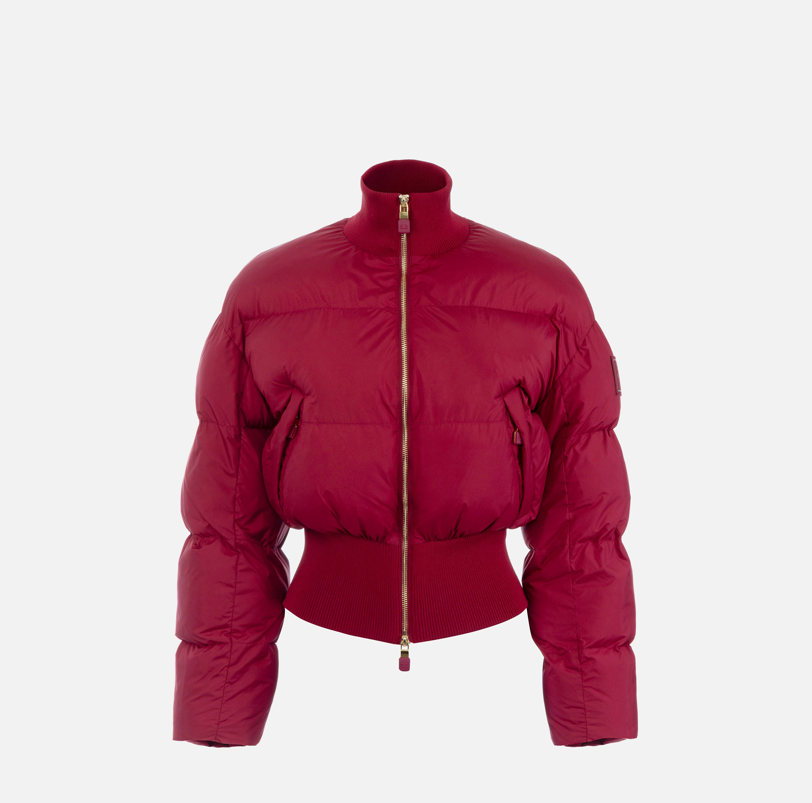 Down jacket in technical fabric | Elisabetta Franchi