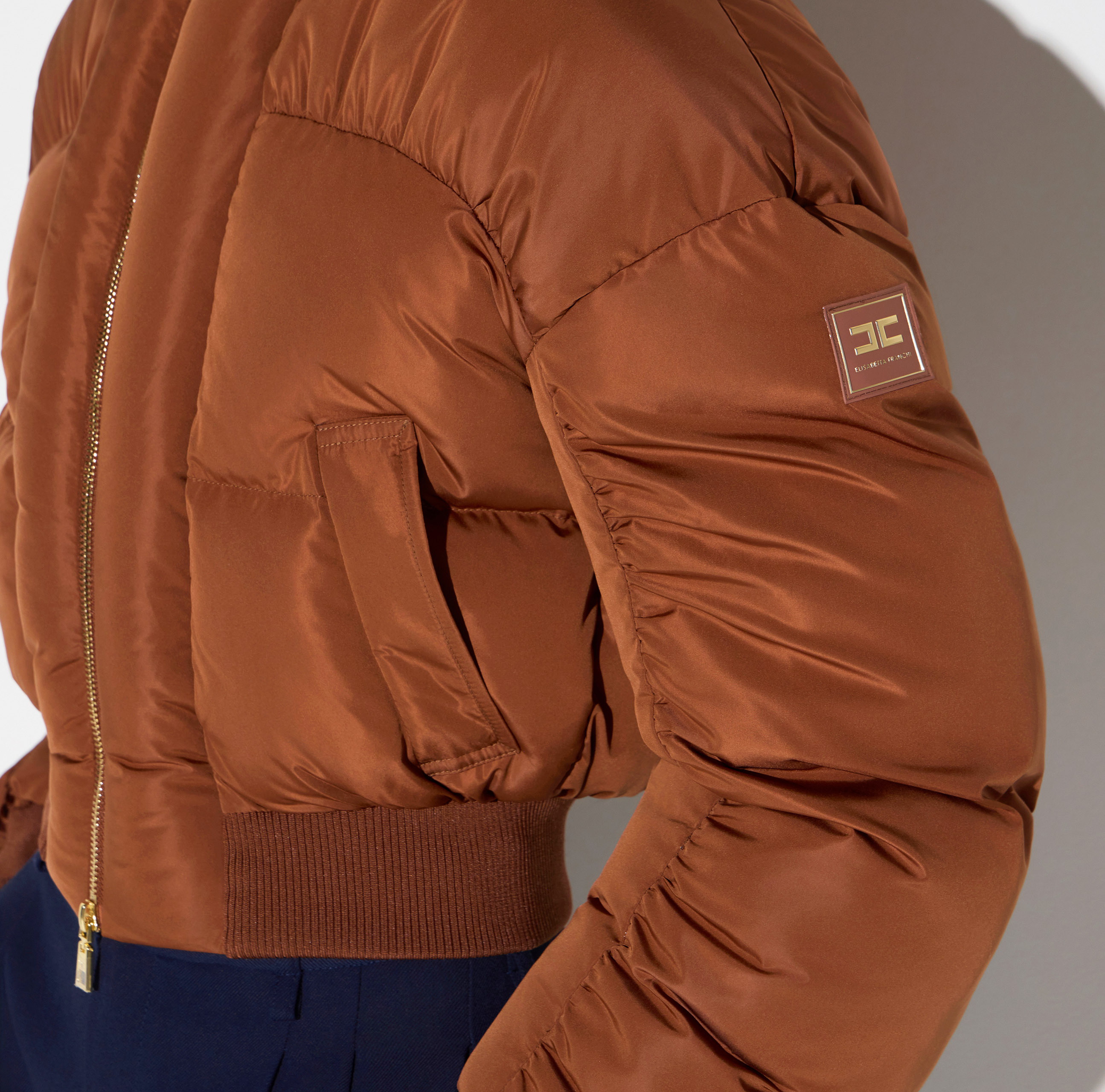 Women's Down Jackets in long and short styles | Elisabetta Franchi