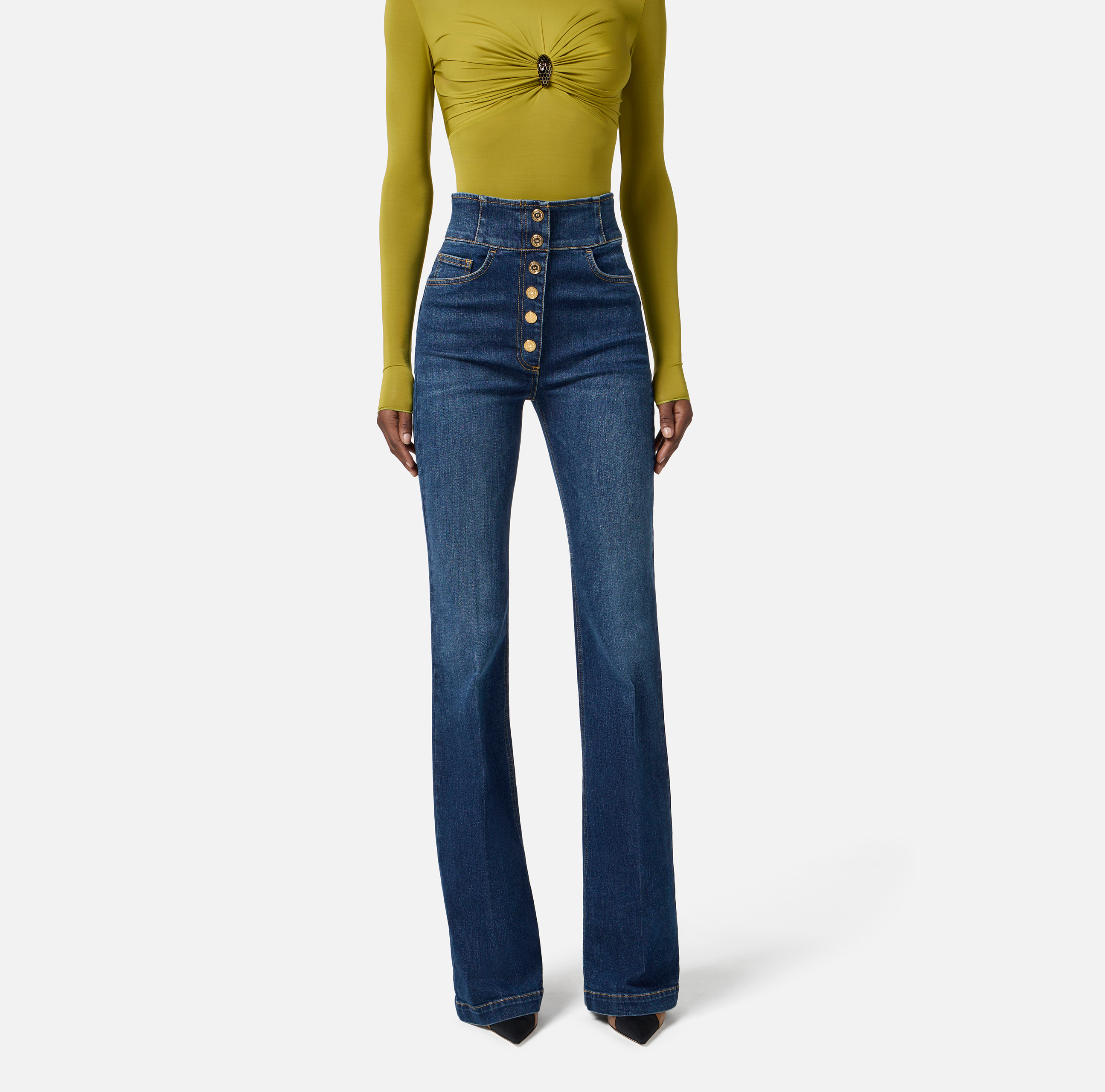 Women's Denim Jeans from Elisabetta Franchi - stylishness