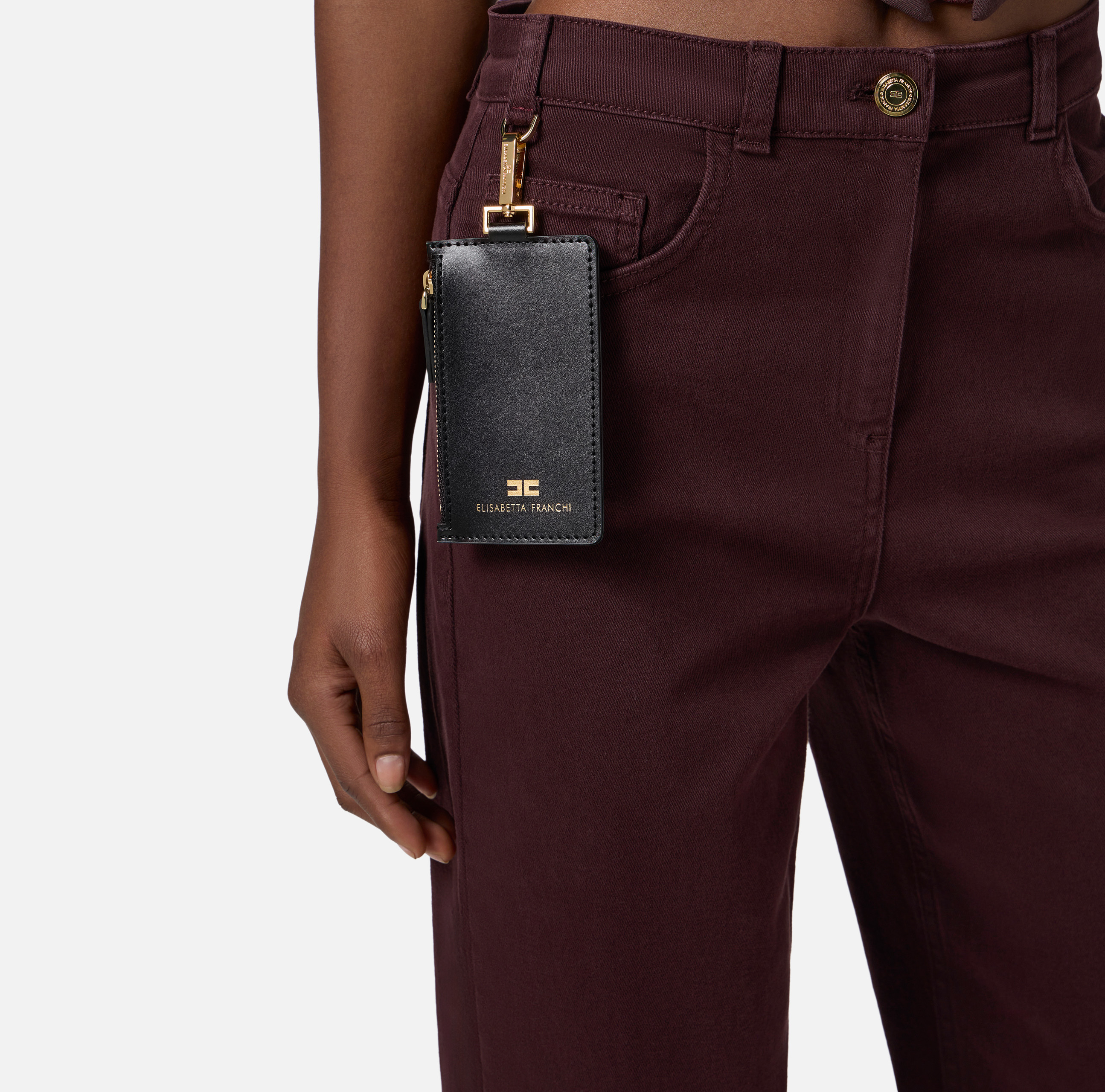 パンツ ELISABETTA FRANCHI COTTON DRILL JEANS Jeans in cotton drill | Elisabetta Franchi