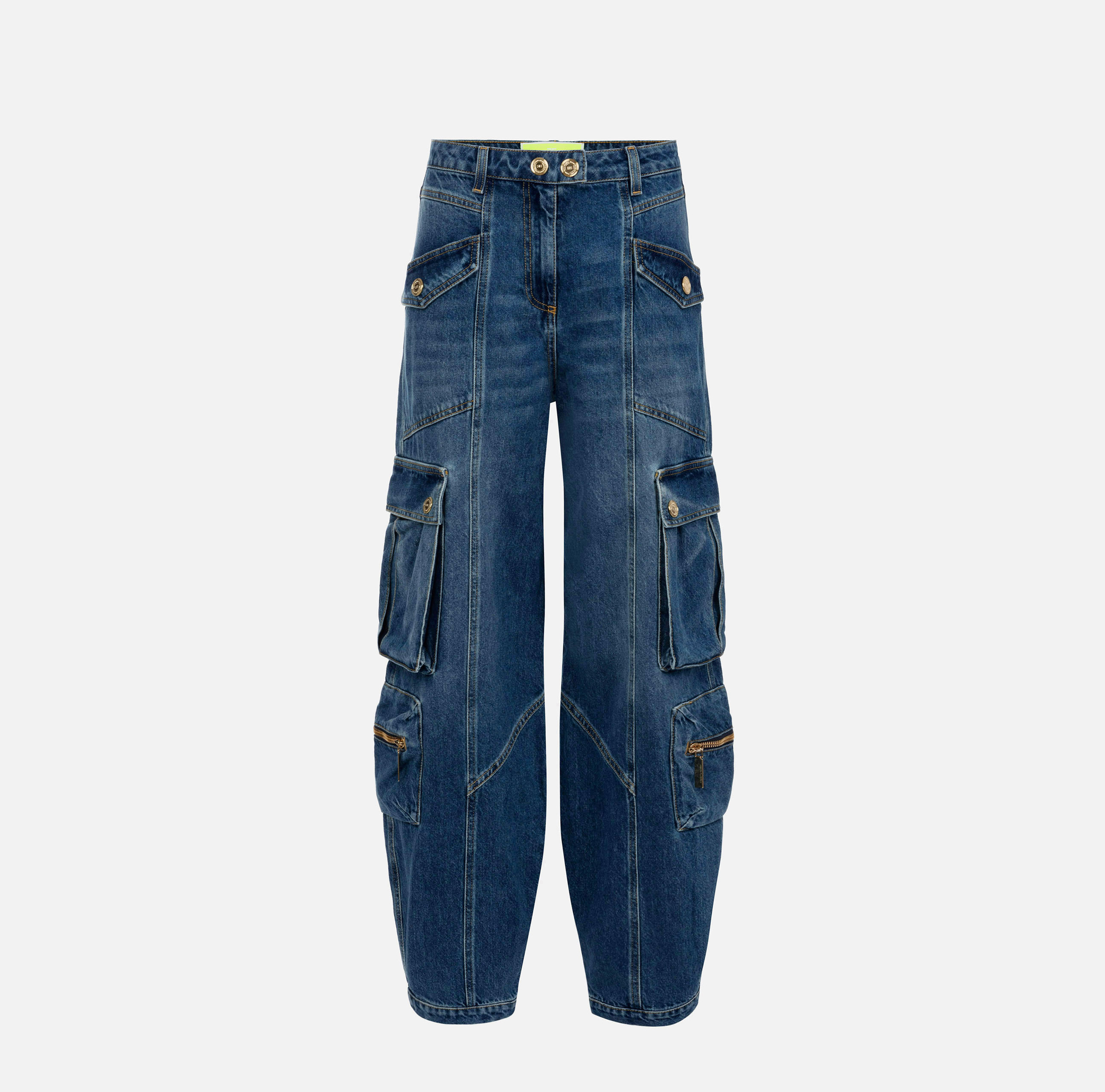 Cargo jeans with low waist